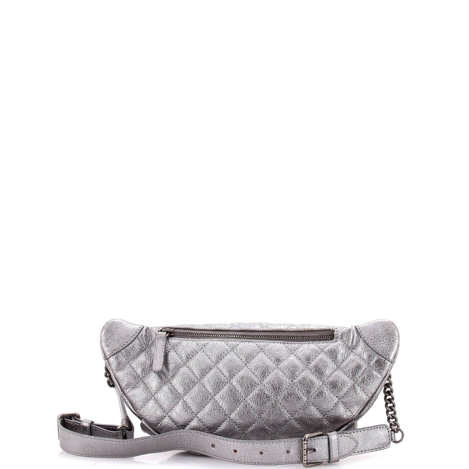 Chanel Banane Waist Bag Quilted Leather