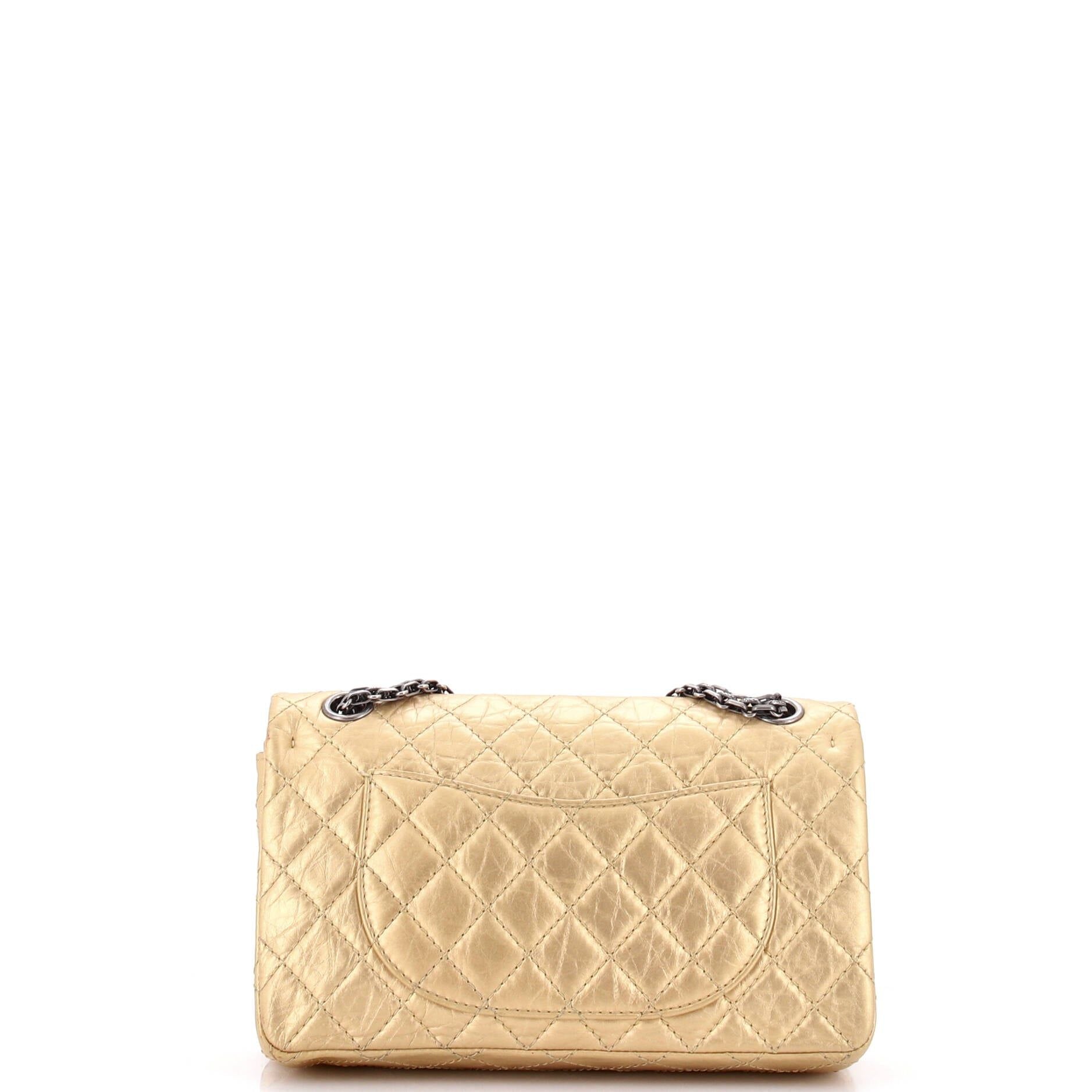 Chanel Reissue 2.55 Flap Bag Quilted Aged Calfskin 225