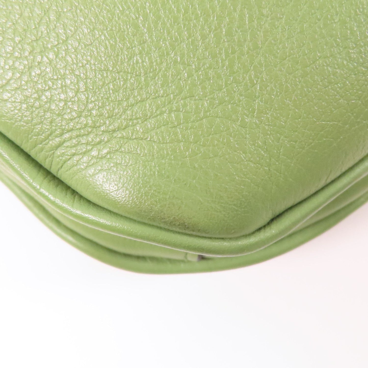 Gucci Leather Blondie Gold Hand-handed Shoulder Bag 2way Shoulder Bag Green Leather 721172