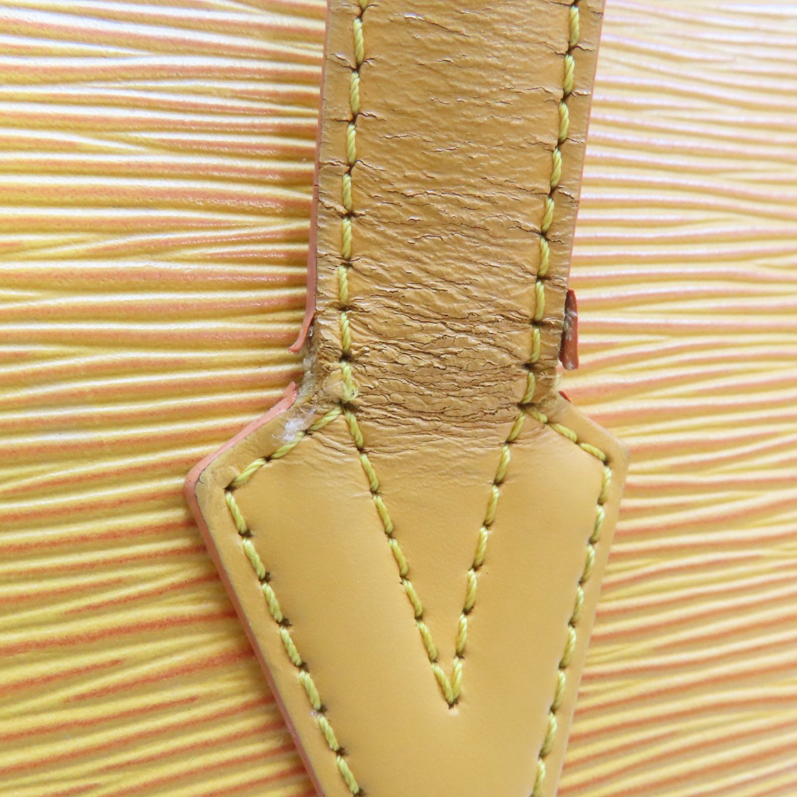 Louis Vuitton Saint Jacques Shoulder Bag Epi Leather Yellow M 52269