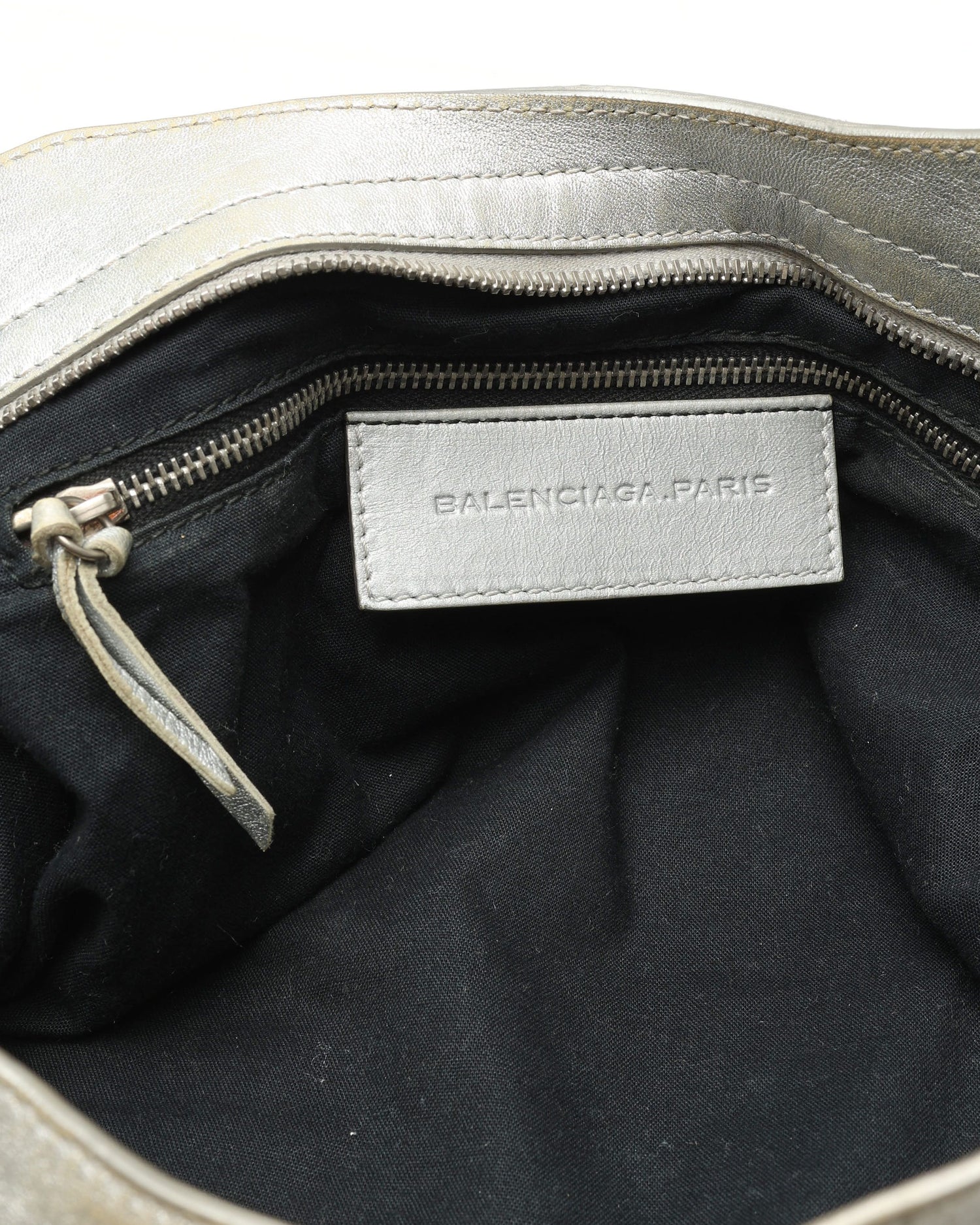 Balenciaga Classic Metallic Motocross City Bag