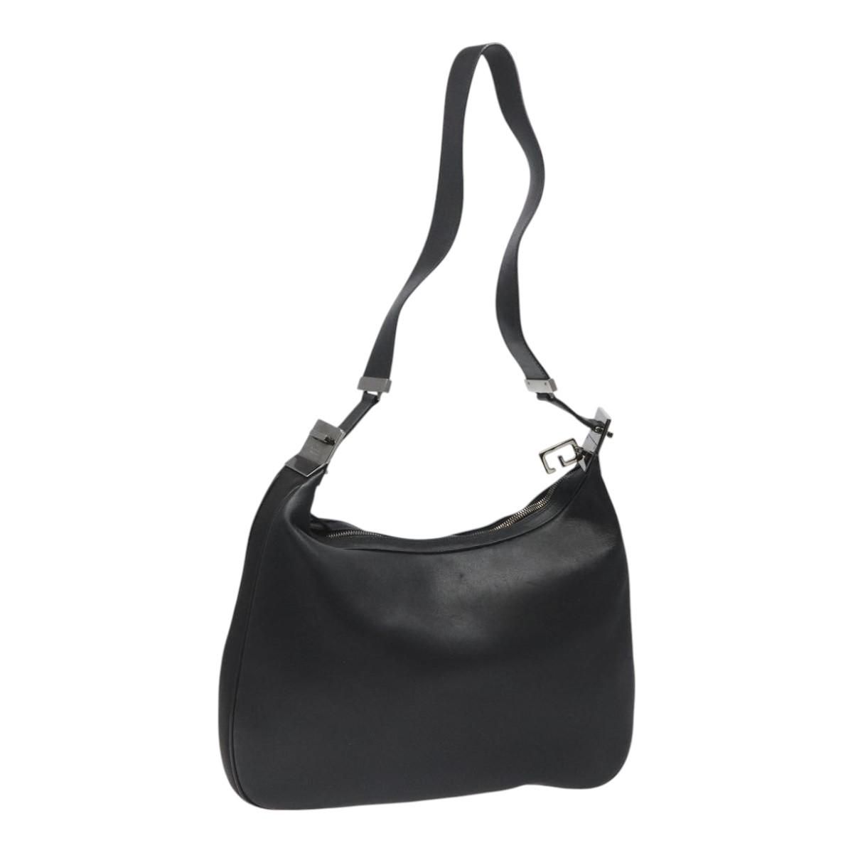 Gucci Black Leather Shoulder Bag