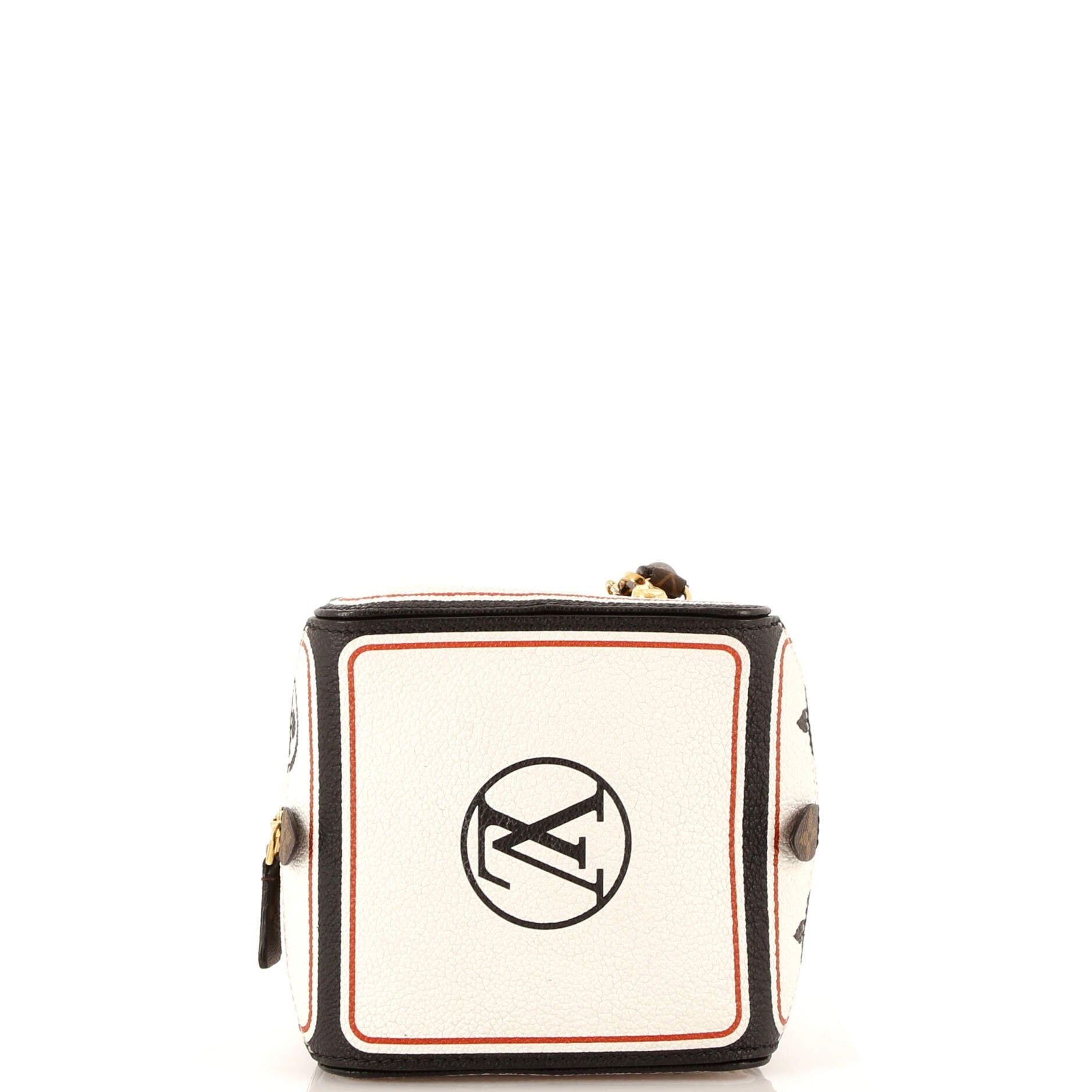Louis Vuitton Square Bag Limited Edition Game On Leather With Monogram Canvas