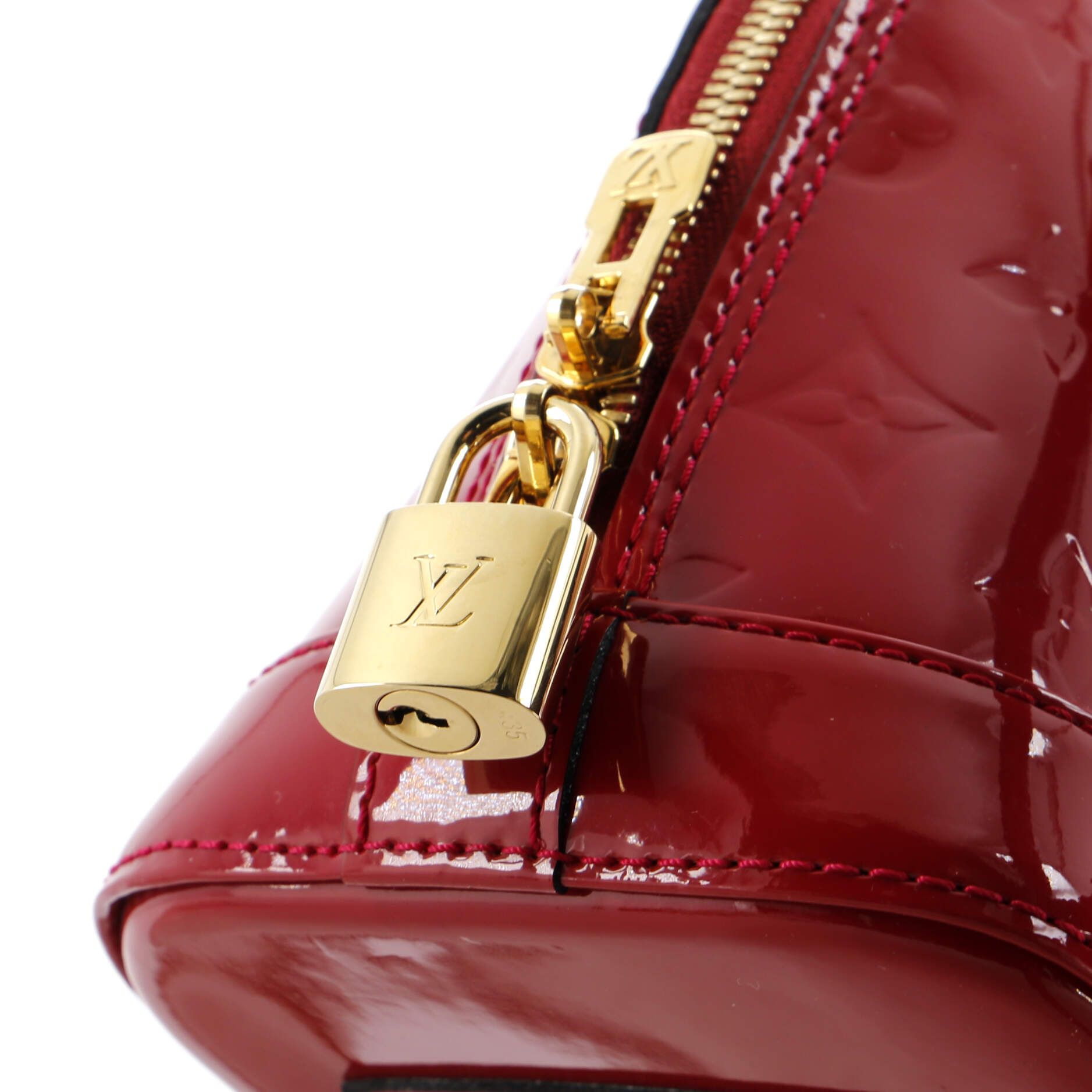 Louis Vuitton Alma Handbag Monogram Vernis Bb