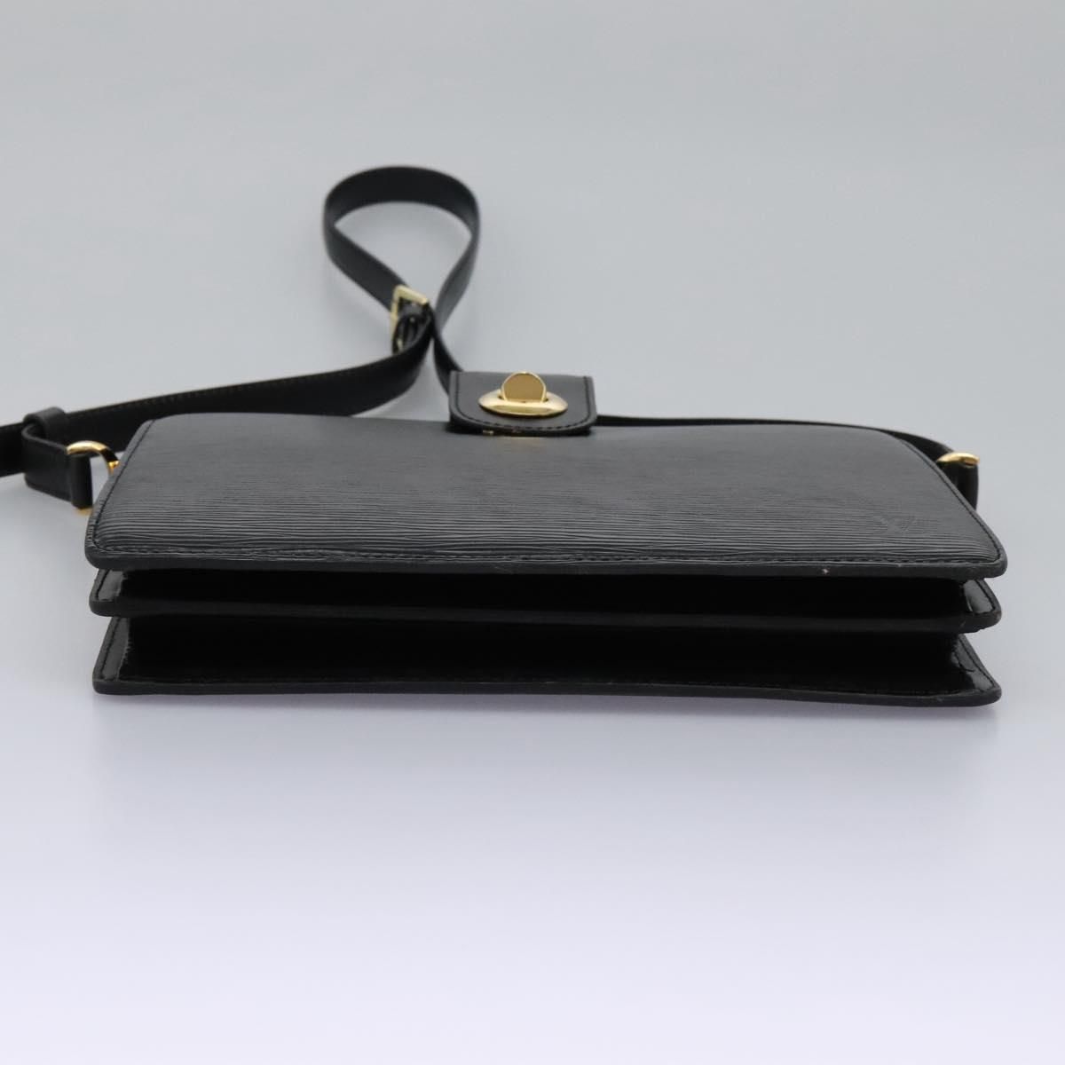 Louis Vuitton Epi Capuchin Shoulder Bag Black M 52342 Lv Auth
