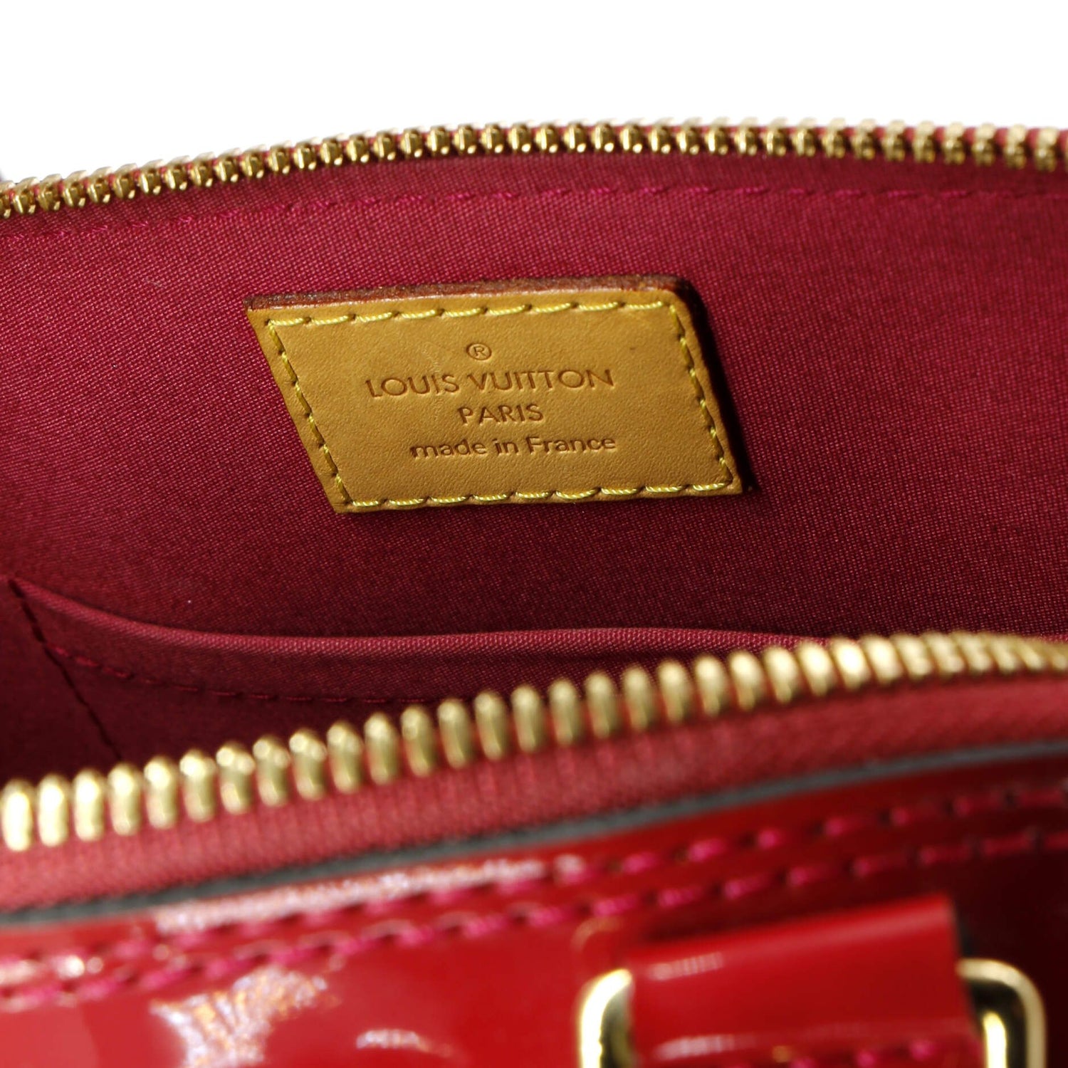 Louis Vuitton Alma Handbag Monogram Vernis Bb