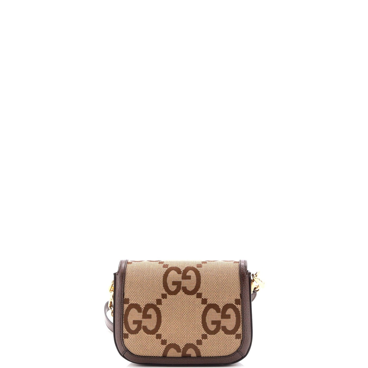 Gucci Horsebit 1955 Shoulder Bag Jumbo Gg Canvas Mini