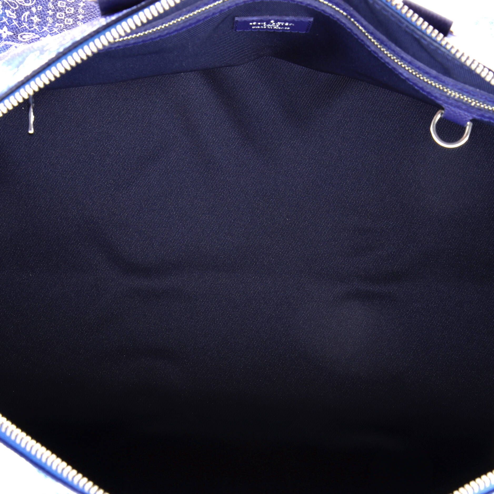 Louis Vuitton Keepall Bandouliere Bag Limited Edition Monogram Bandana Leather 50
