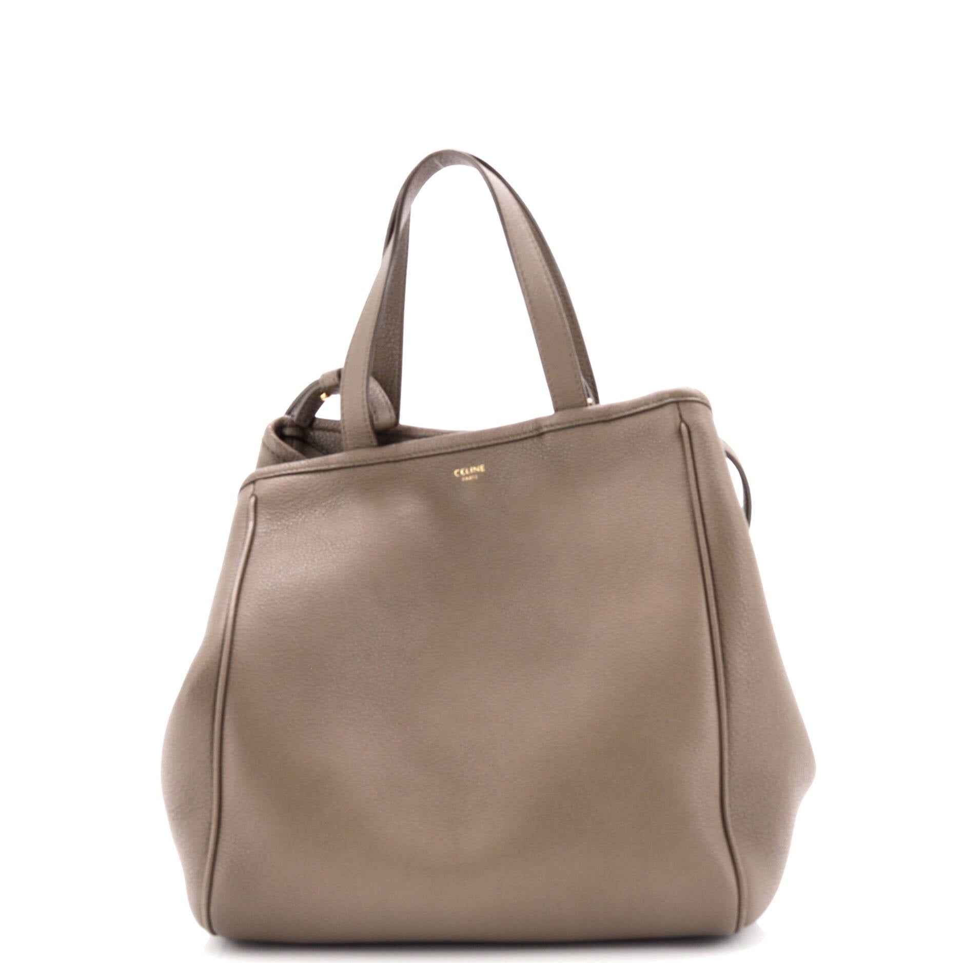 Celine Folded Cabas Leather Small