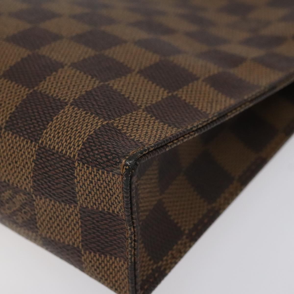 Louis Vuitton Damier Ebene Poche Toilette 26 Pouch N 47543 Lv Auth
