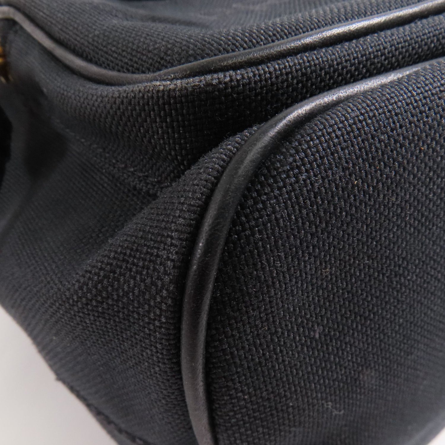 Prada Canvas 2Way Shoulder Bag 2way Shoulder Bag Black Canvas 1bh 038