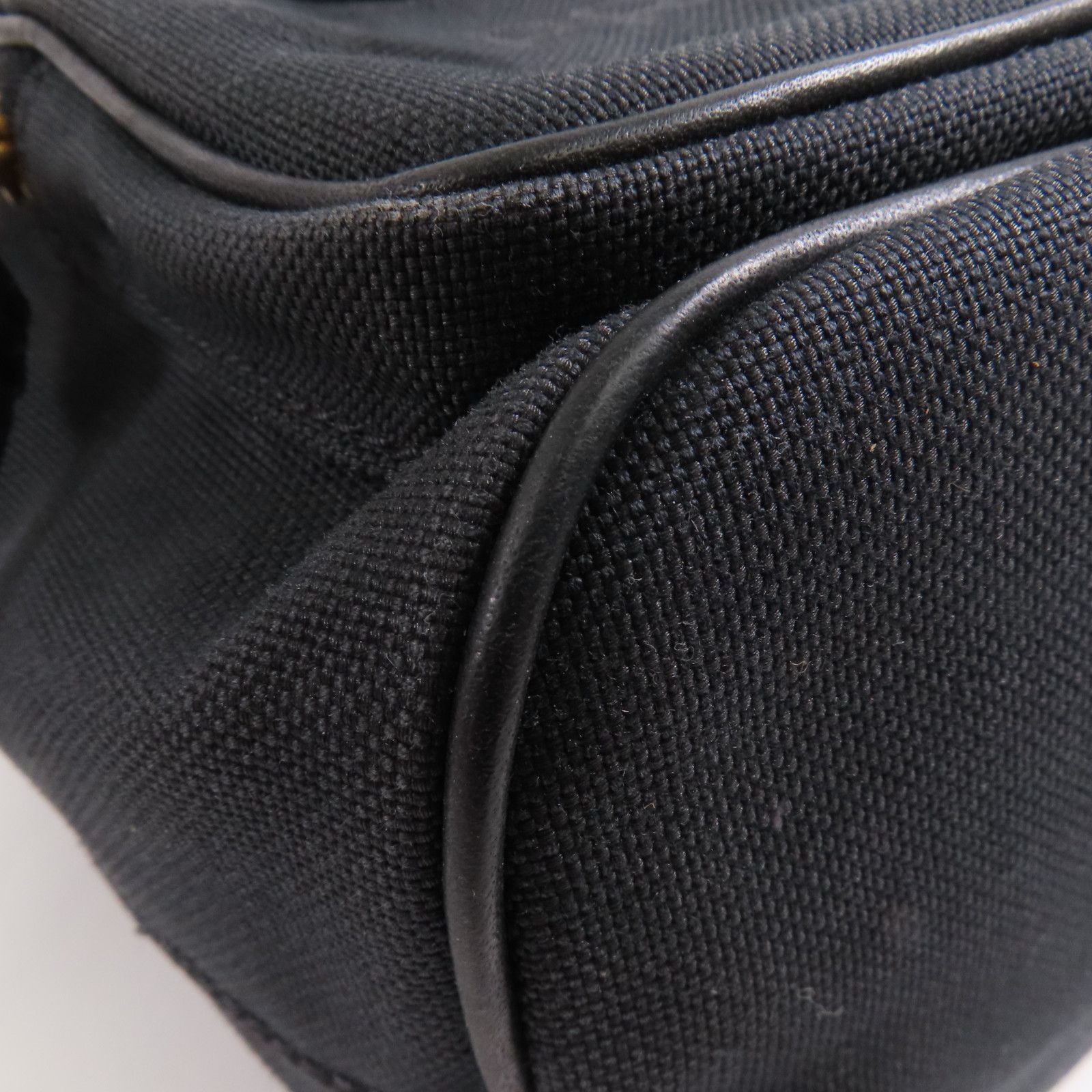 Prada Canvas 2Way Shoulder Bag 2way Shoulder Bag Black Canvas 1bh 038