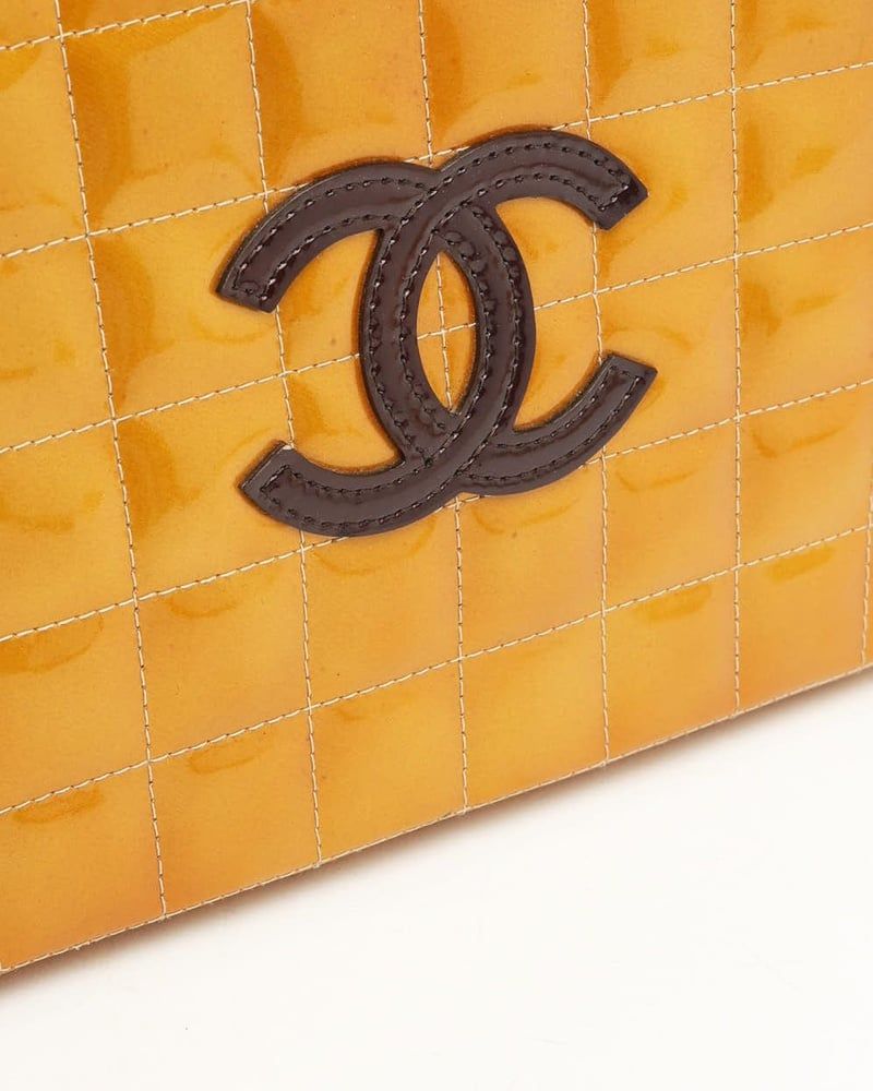 Chanel Chocolate Bar Patent Bag