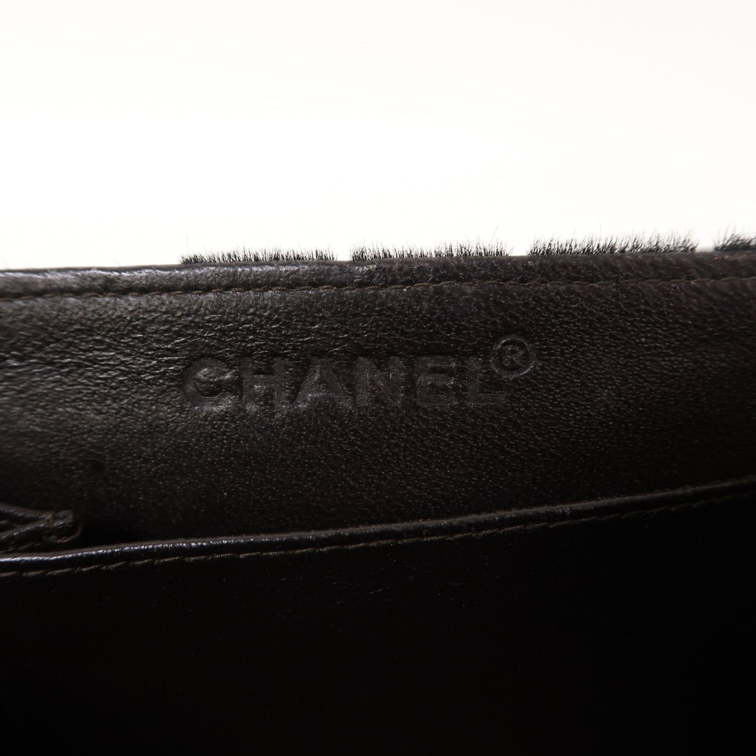 Chanel Black Horsehair 2.55 Chain Shoulder Gold Chain Shoulder Back Bag Black Shoulder Bag Ot