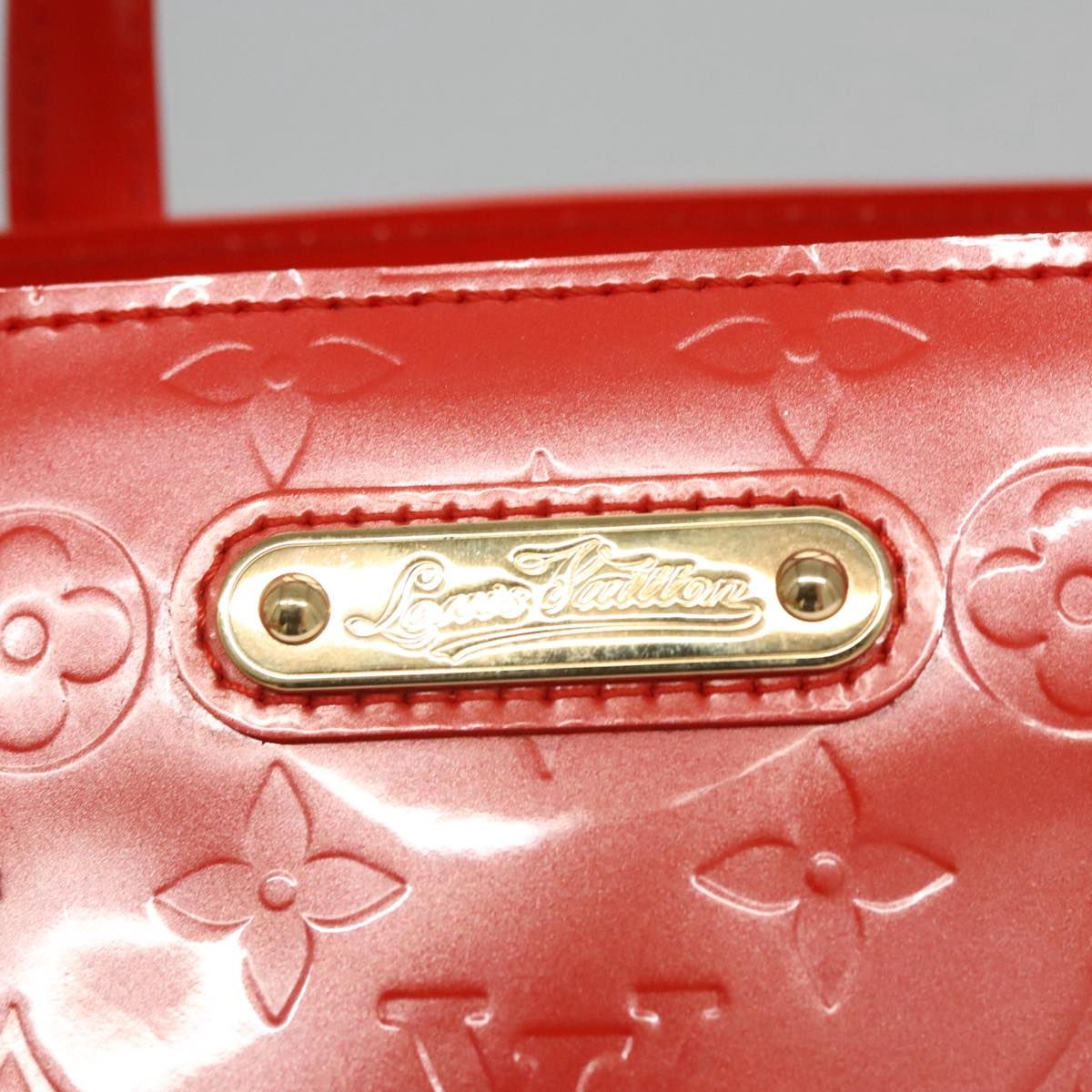 Louis Vuitton Vernis Wilshire Pm Hand Bag Orenge M 93644 Lv Auth