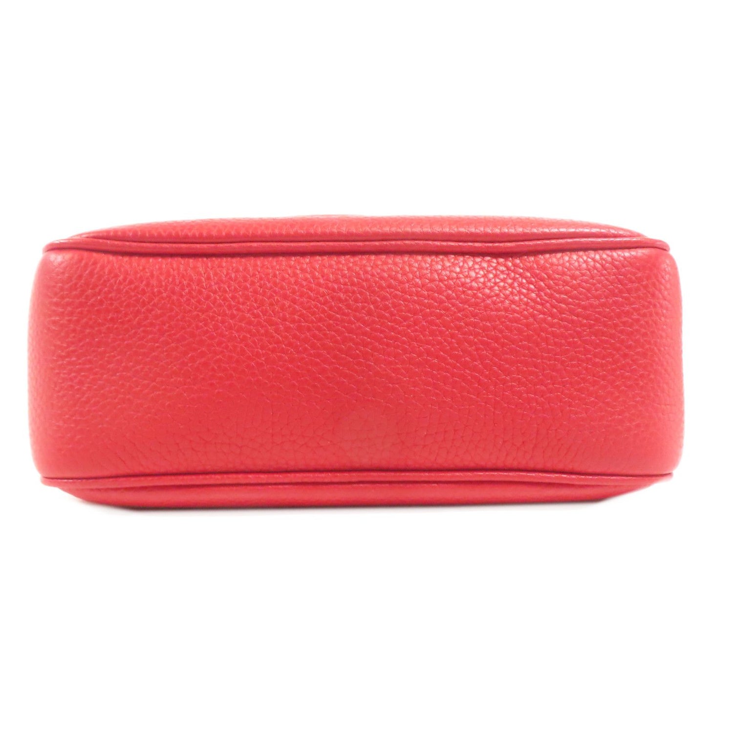 Gucci Leather Soho Disco Shoulder Bag Red Leather 308364