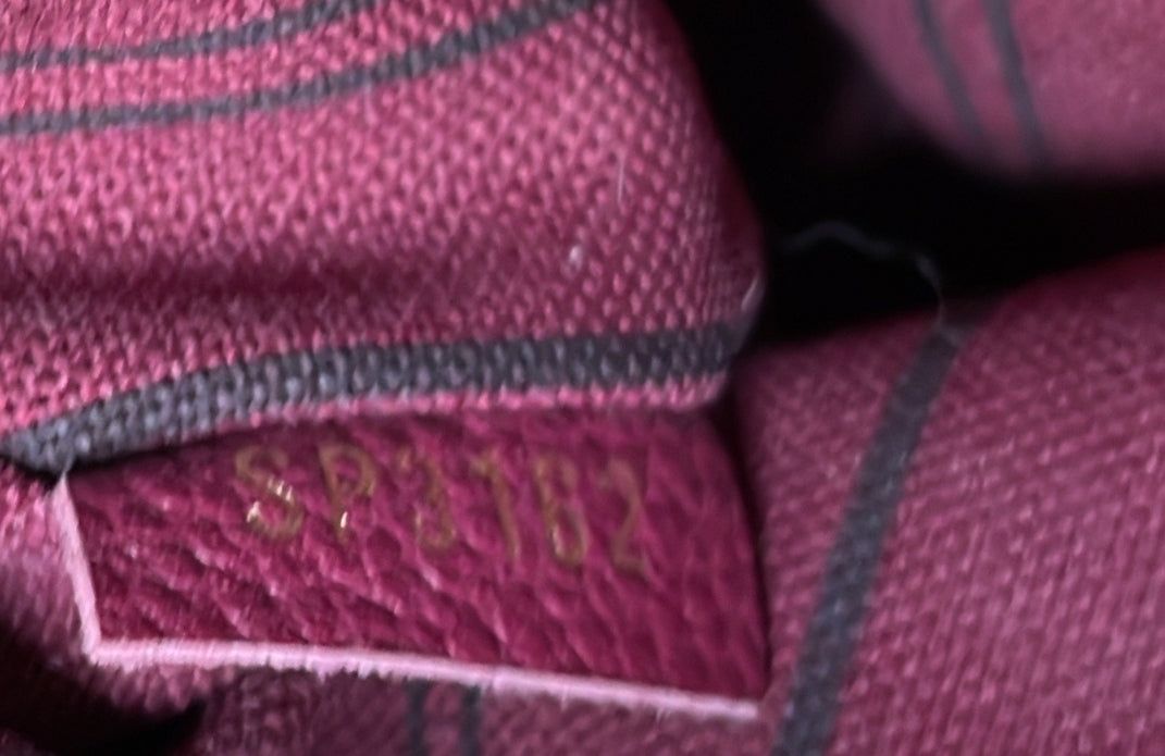 Louis Vuitton Speedy Bandouliere Bag Monogram Empreinte Leather 25