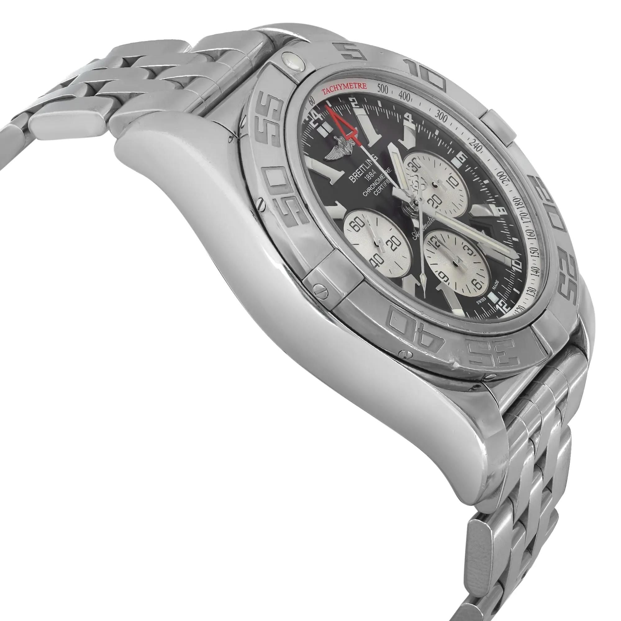 Breitling Chronomat GMT Steel Black Dial Automatic Men&