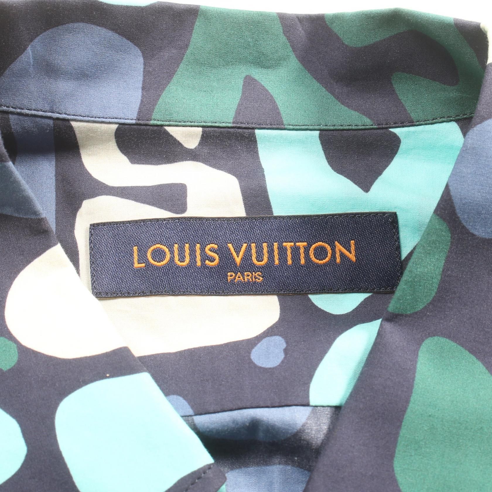 Louis Vuitton Graphic Logo Navy Multicolor Other Tops