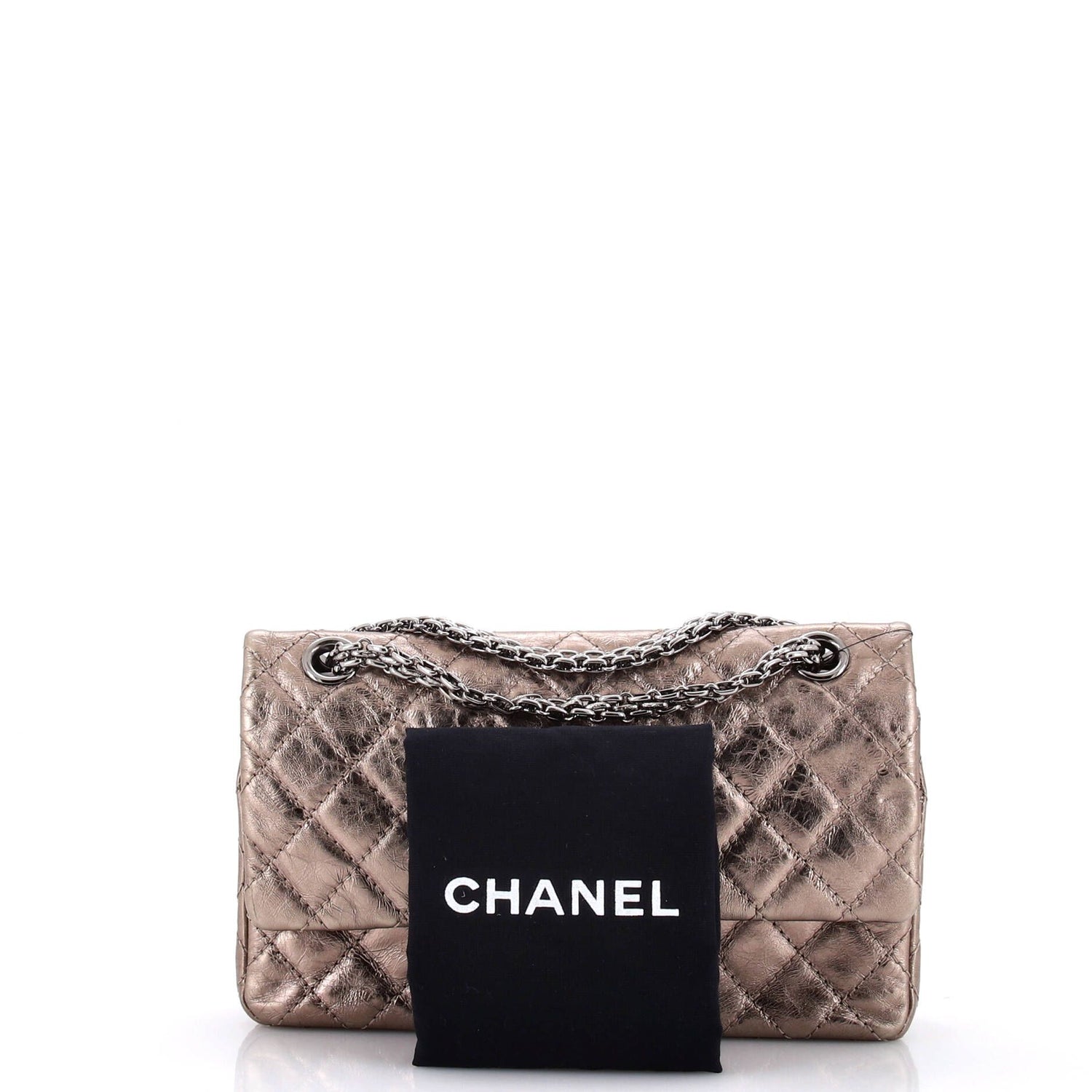 Chanel Reissue 2.55 Flap Bag Quilted Metallic Aged Calfskin 225