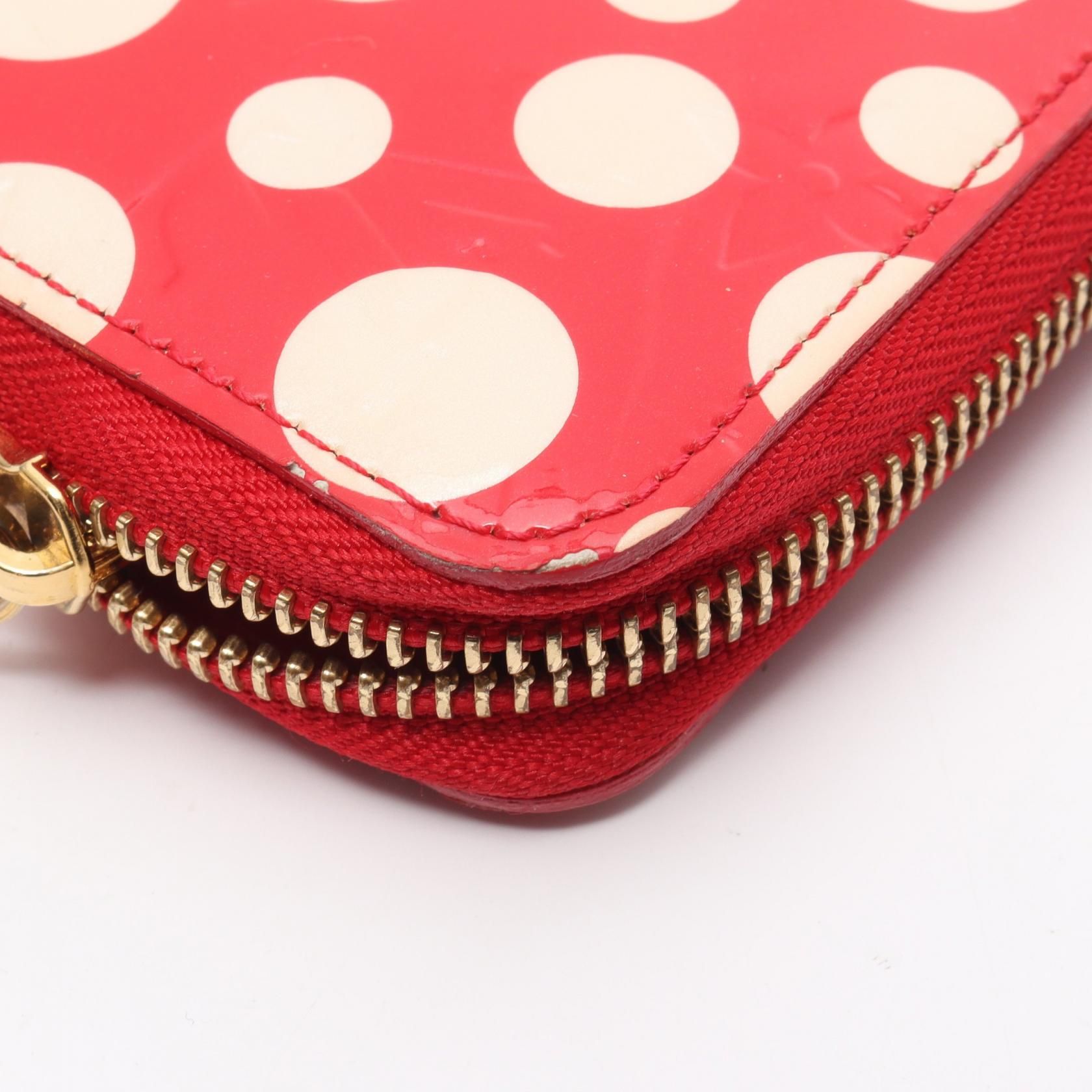 Louis Vuitton Zippy Wallet, Monogram Vernis Kusama Infinity Dots