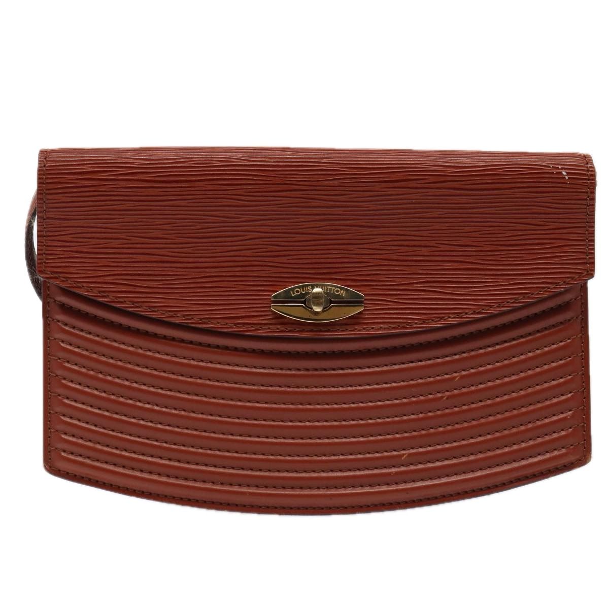 Louis Vuitton Epi Prebourg Shoulder Bag Brown M 52563 Lv Auth