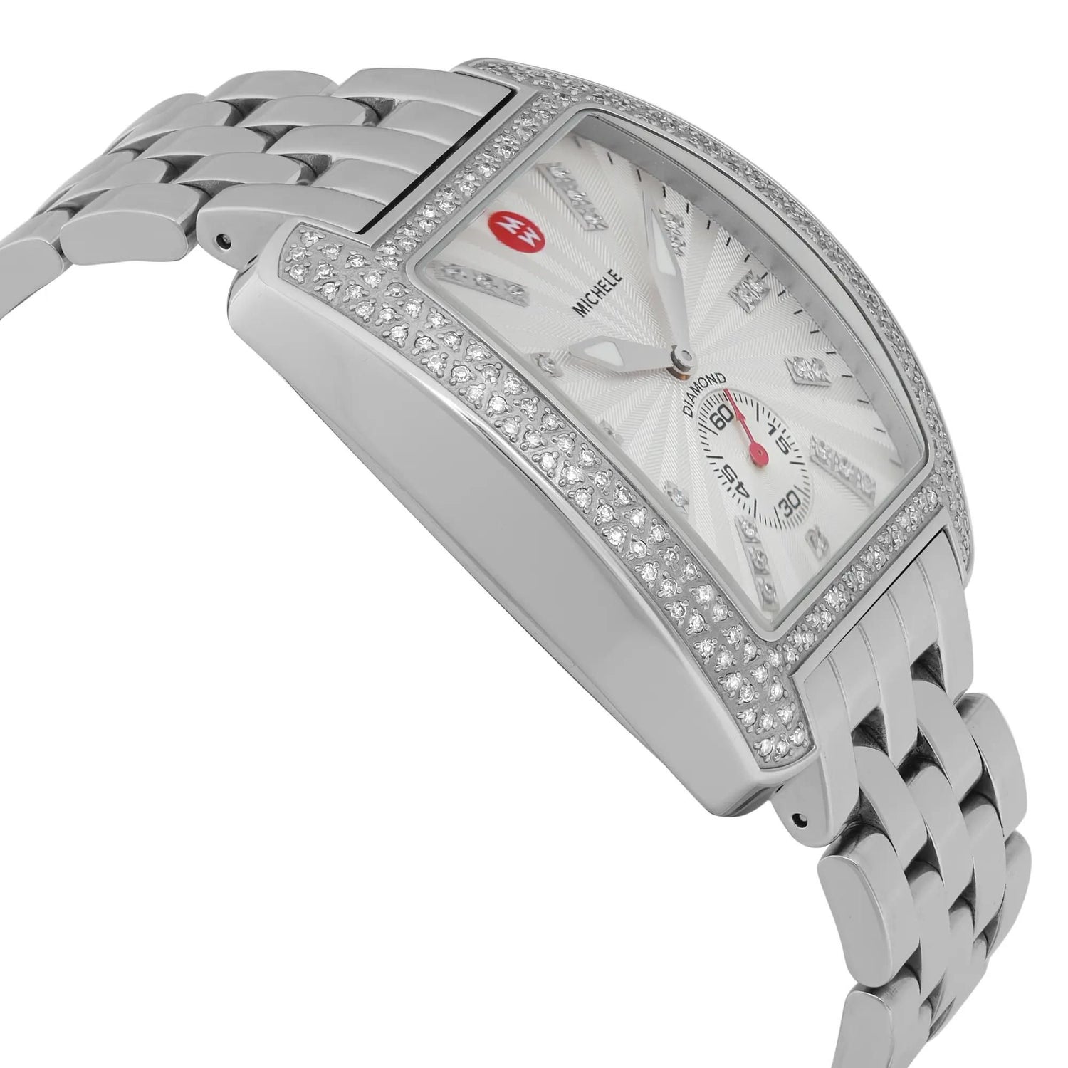 Michele Urban Diamond Silver Dial Quartz Ladies Watch MWW02T000001
