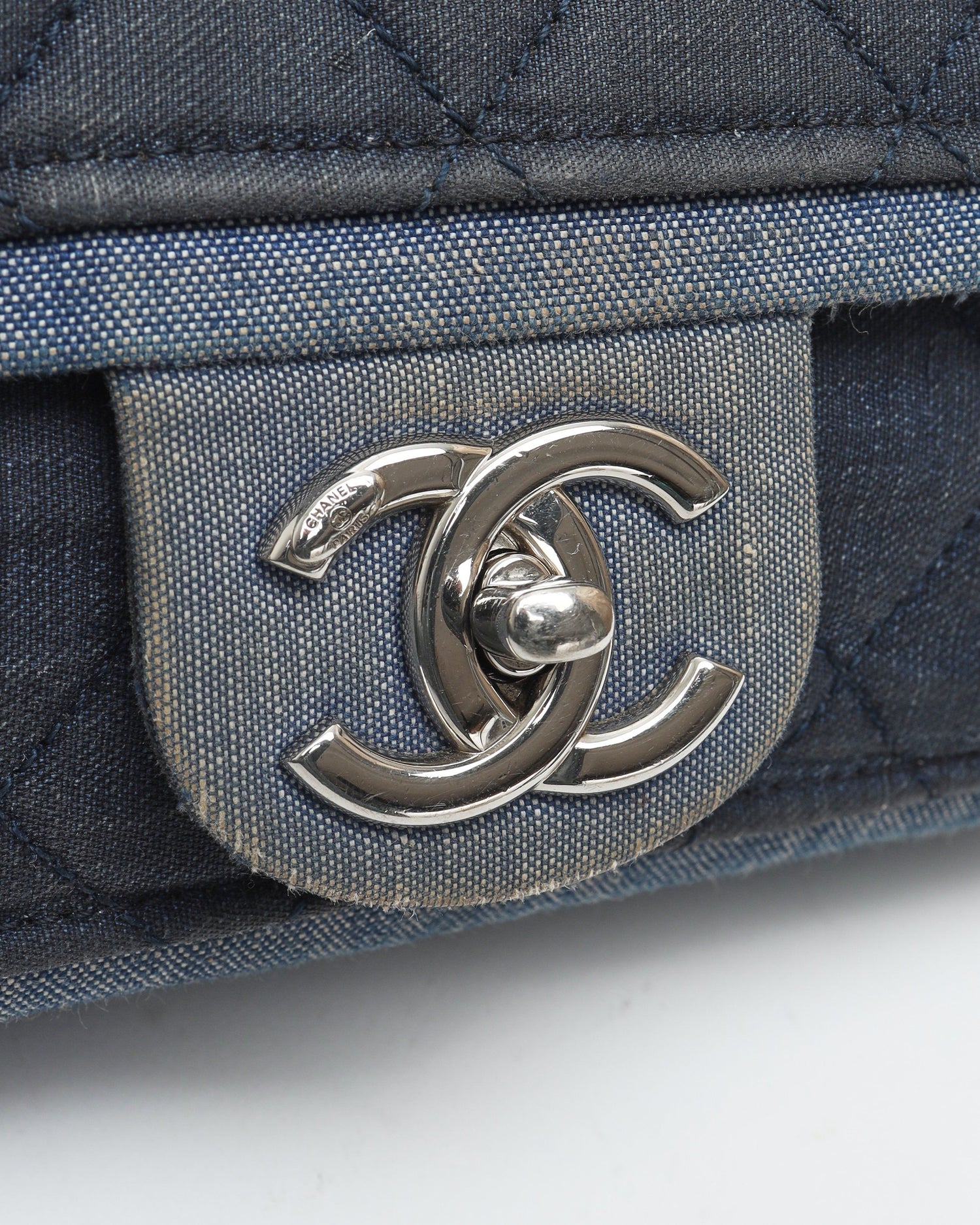 Chanel Small Classic Denim Medallion Flap Bag