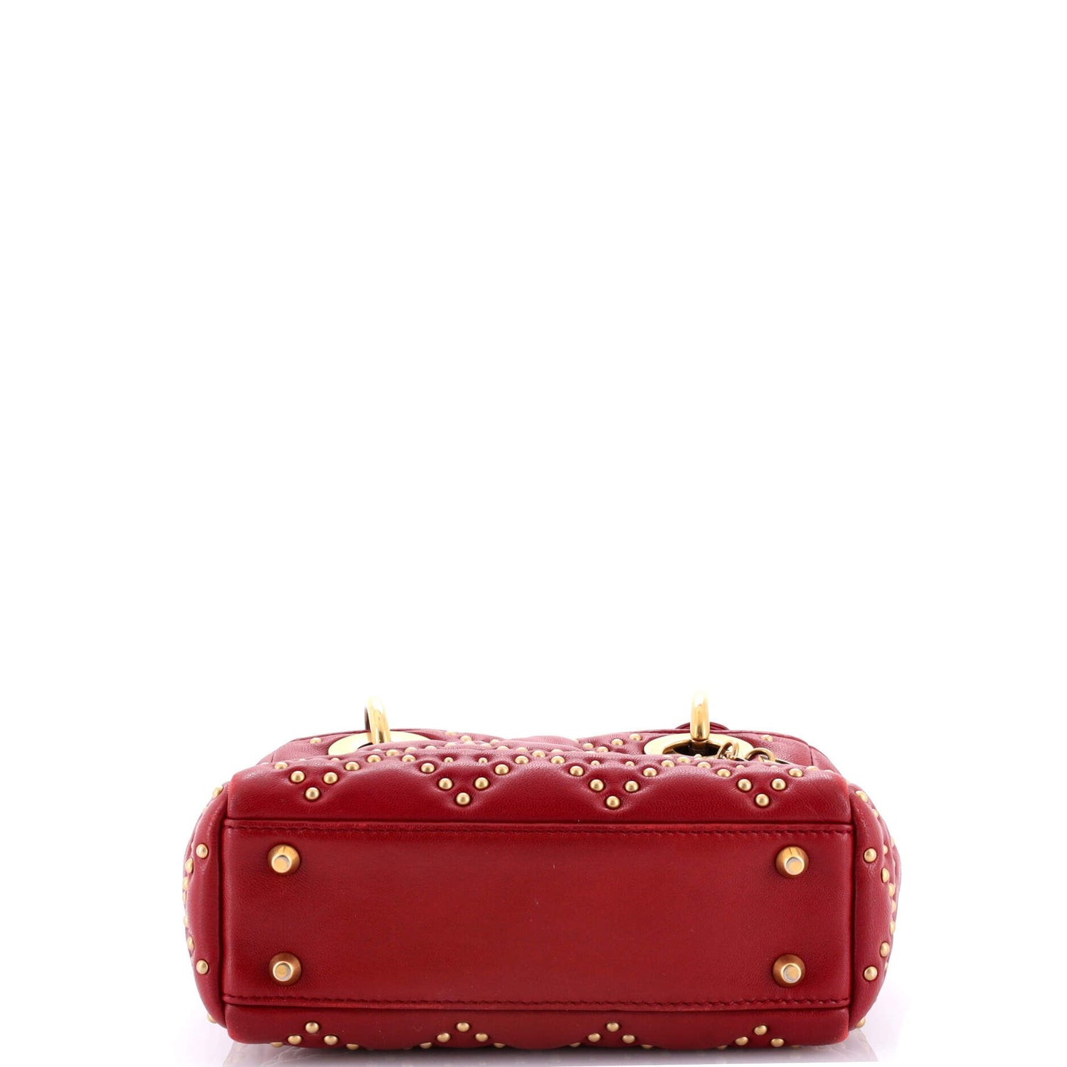 Christian Dior Supple Lady Dior Bag Cannage Studded Lambskin Mini