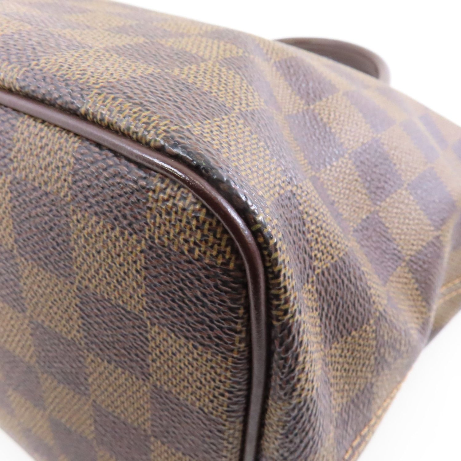 Louis Vuitton Damier Saleya Pm Gold Handbag Red Brown Handbag N 51183