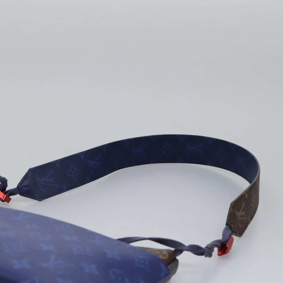 Louis Vuitton Monogram Pacific Split Sacoche Shoulder Bag Blue M 43854 Auth