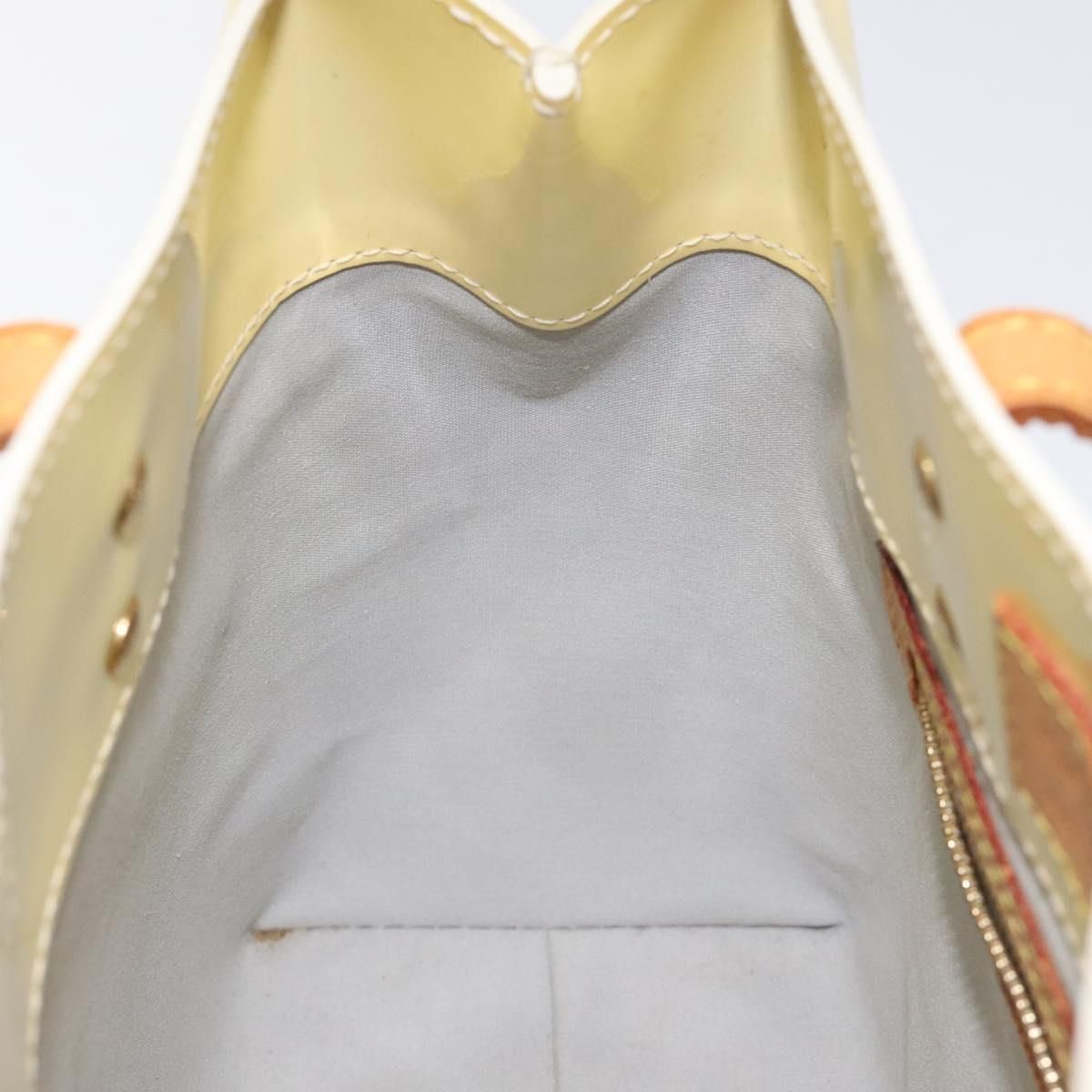 Louis Vuitton Vernis Reade Pm Hand Bag Perle M 91336 Lv Auth