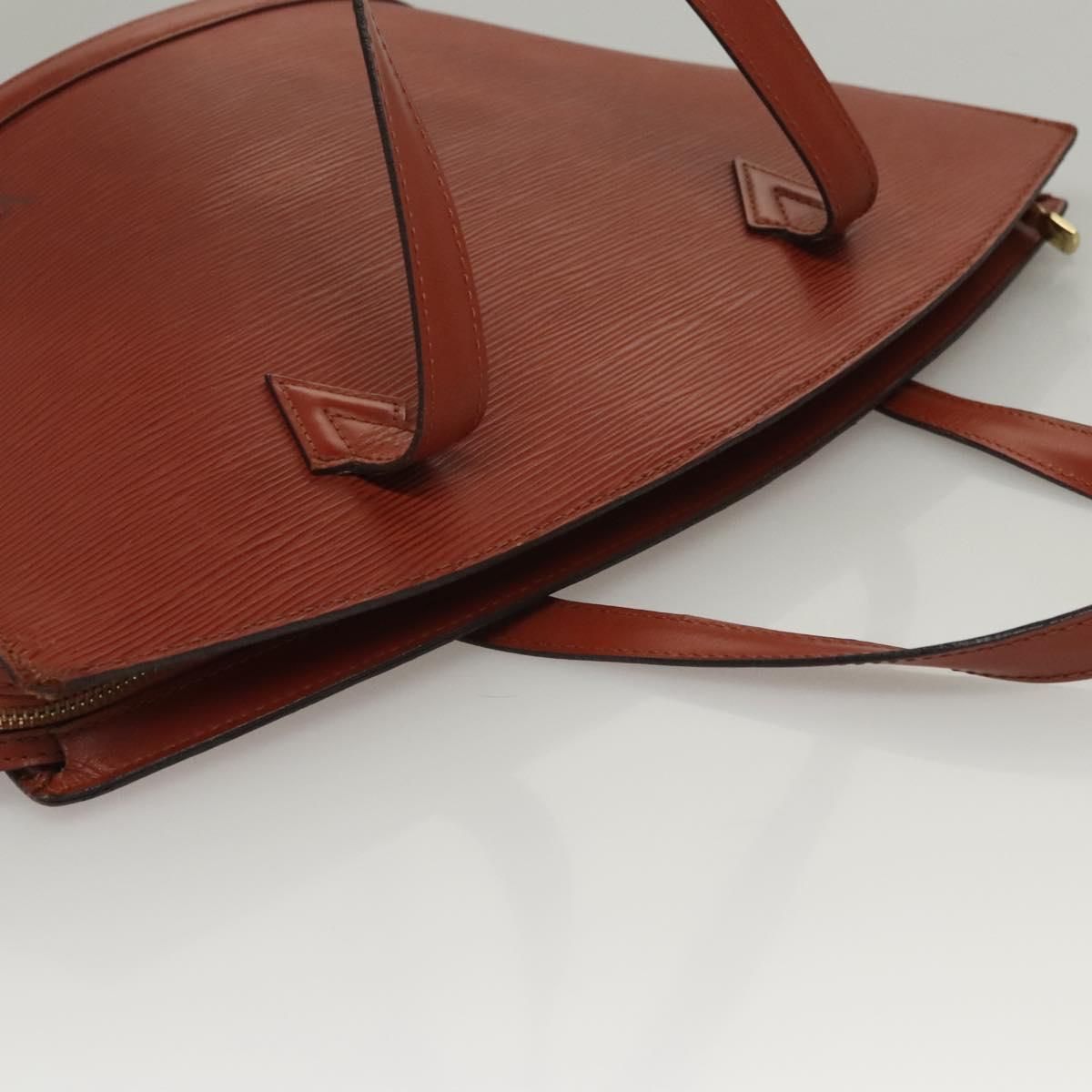 Louis Vuitton Epi Saint Jacques Hand Bag Brown M 52263 Lv Auth