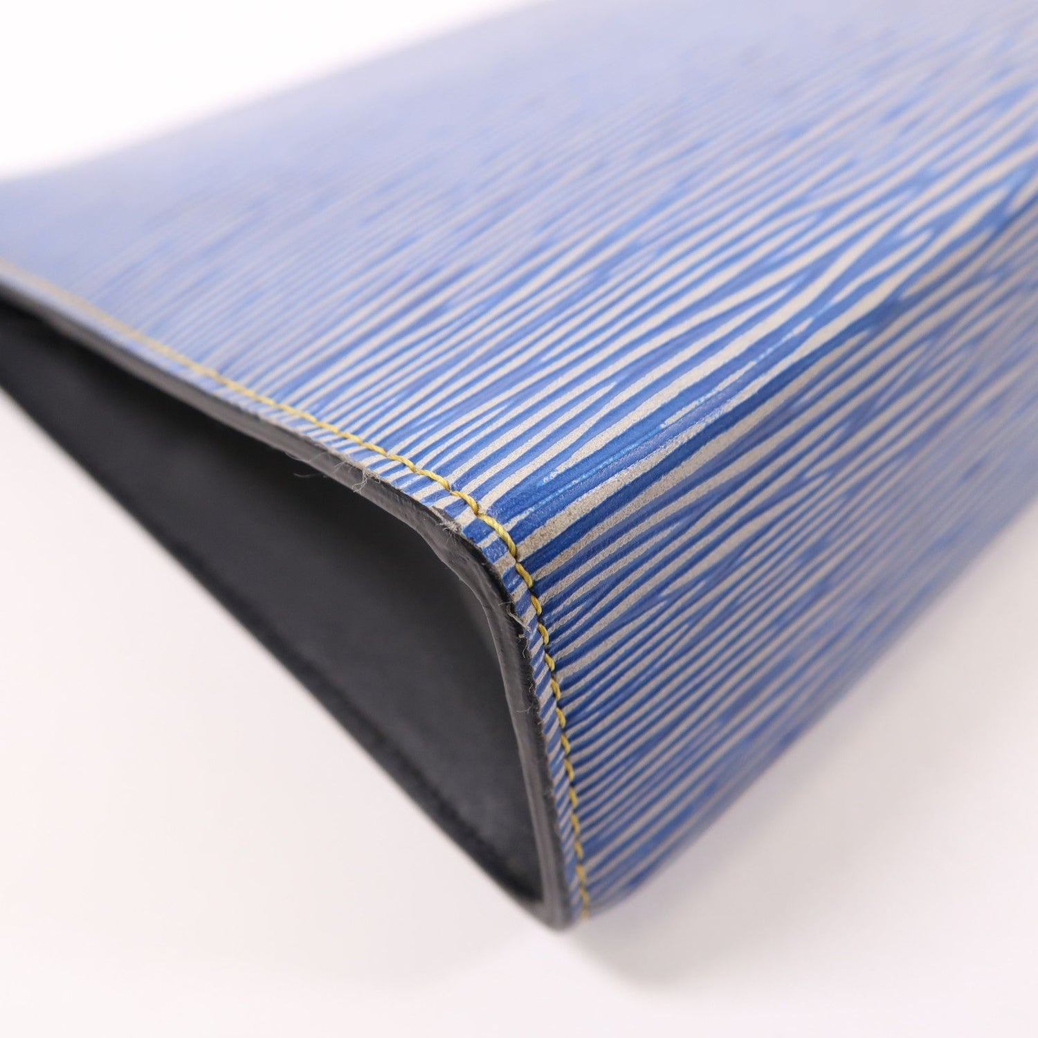 Louis Vuitton Epi Poche Toilette Blue Business Bag Clutch Bag M 54654