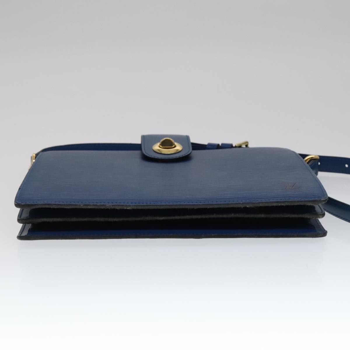 Louis Vuitton Epi Capuchin Shoulder Bag Blue M 52345 Lv Auth