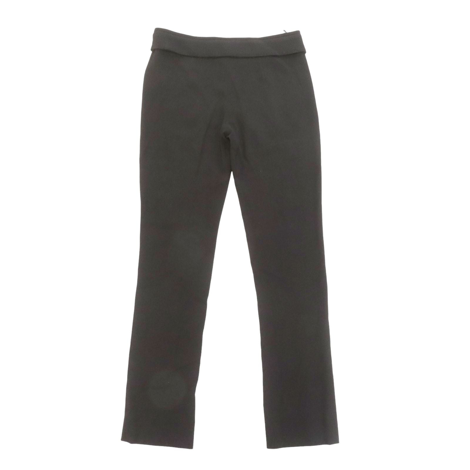 Balenciaga Black Polyester Straight Leg Pants 36