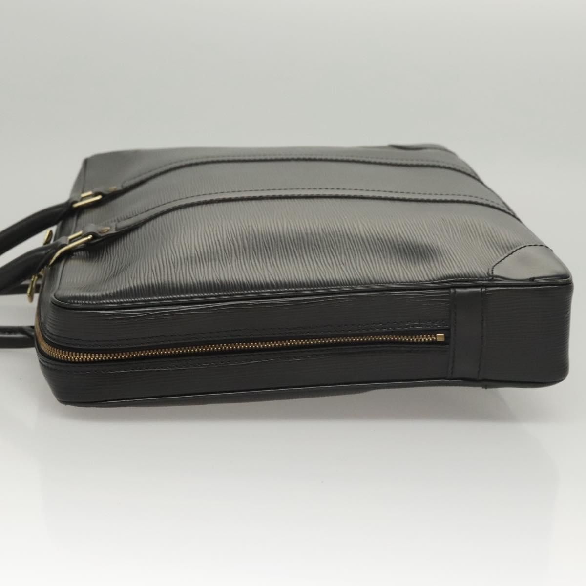 Louis Vuitton Epi Porte Documents Voyage Business Bag Black M 54472 Auth