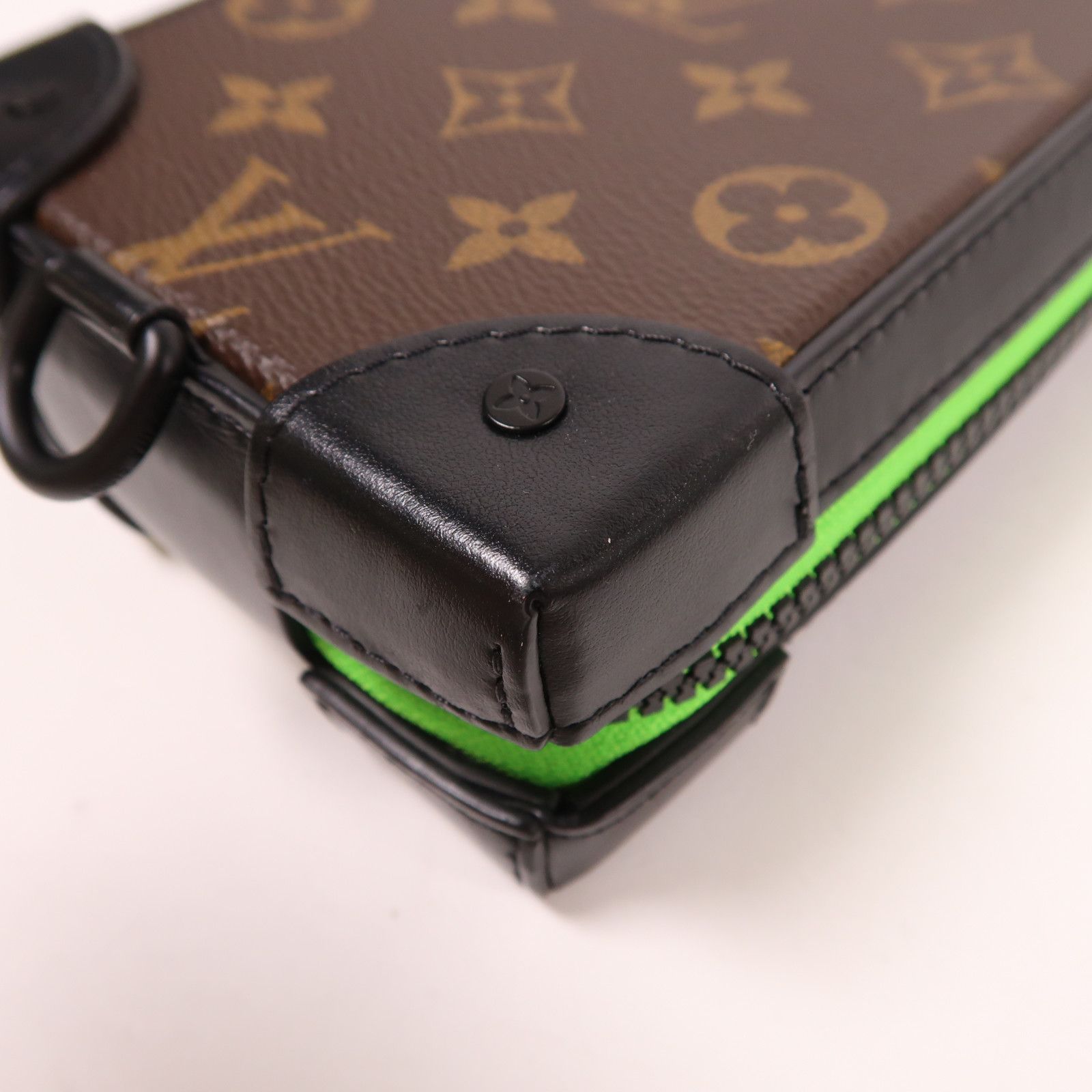 Louis Vuitton Monogram Soft Trunk Phone Box Shoulder Bag Black Shoulder Bag M 80144