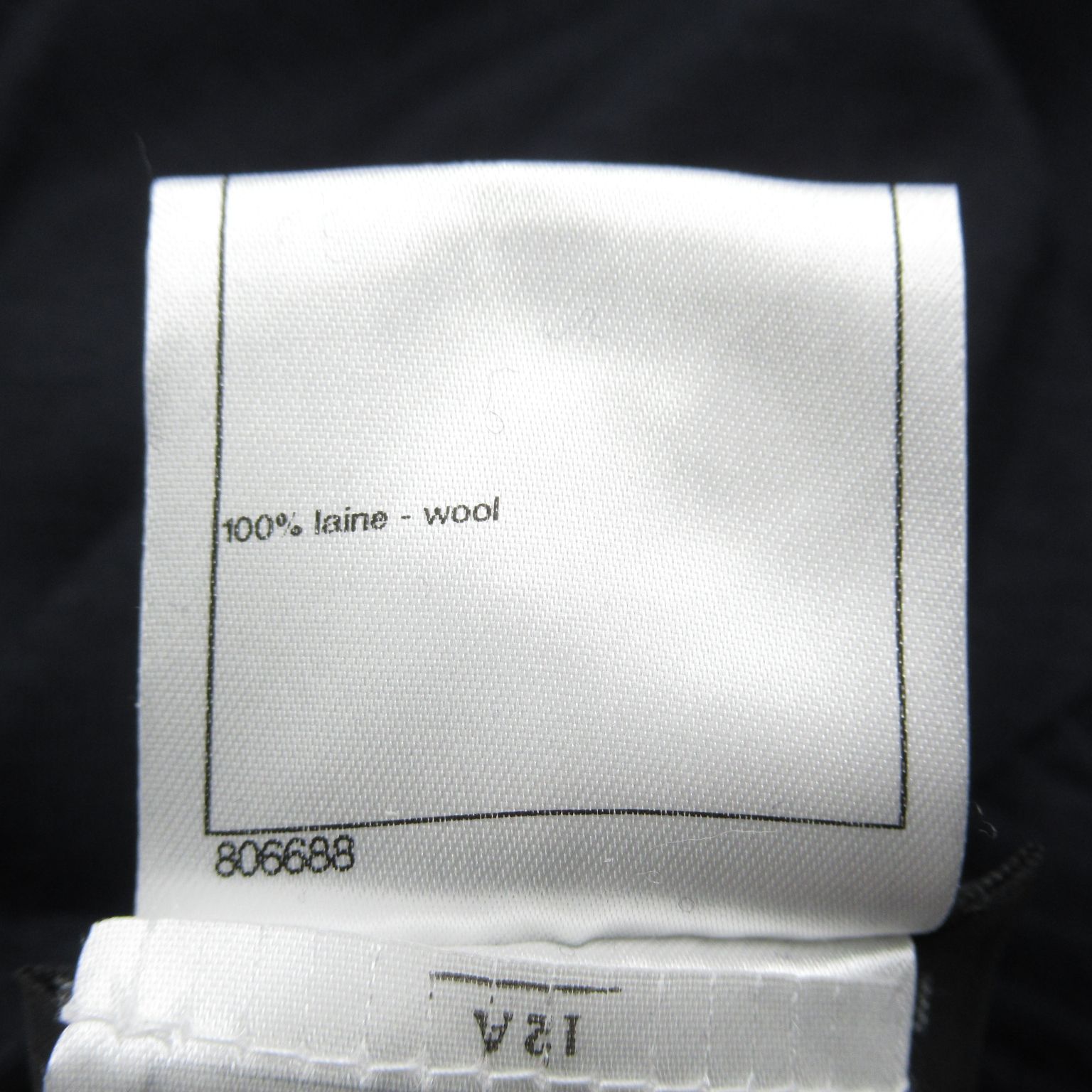 Chanel Sweatpants Wool Navy 34