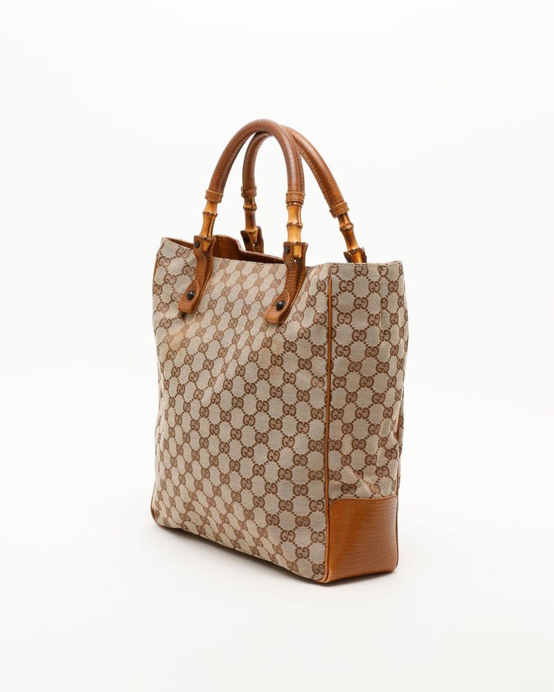 Gucci GG Bamboo Tote Bag