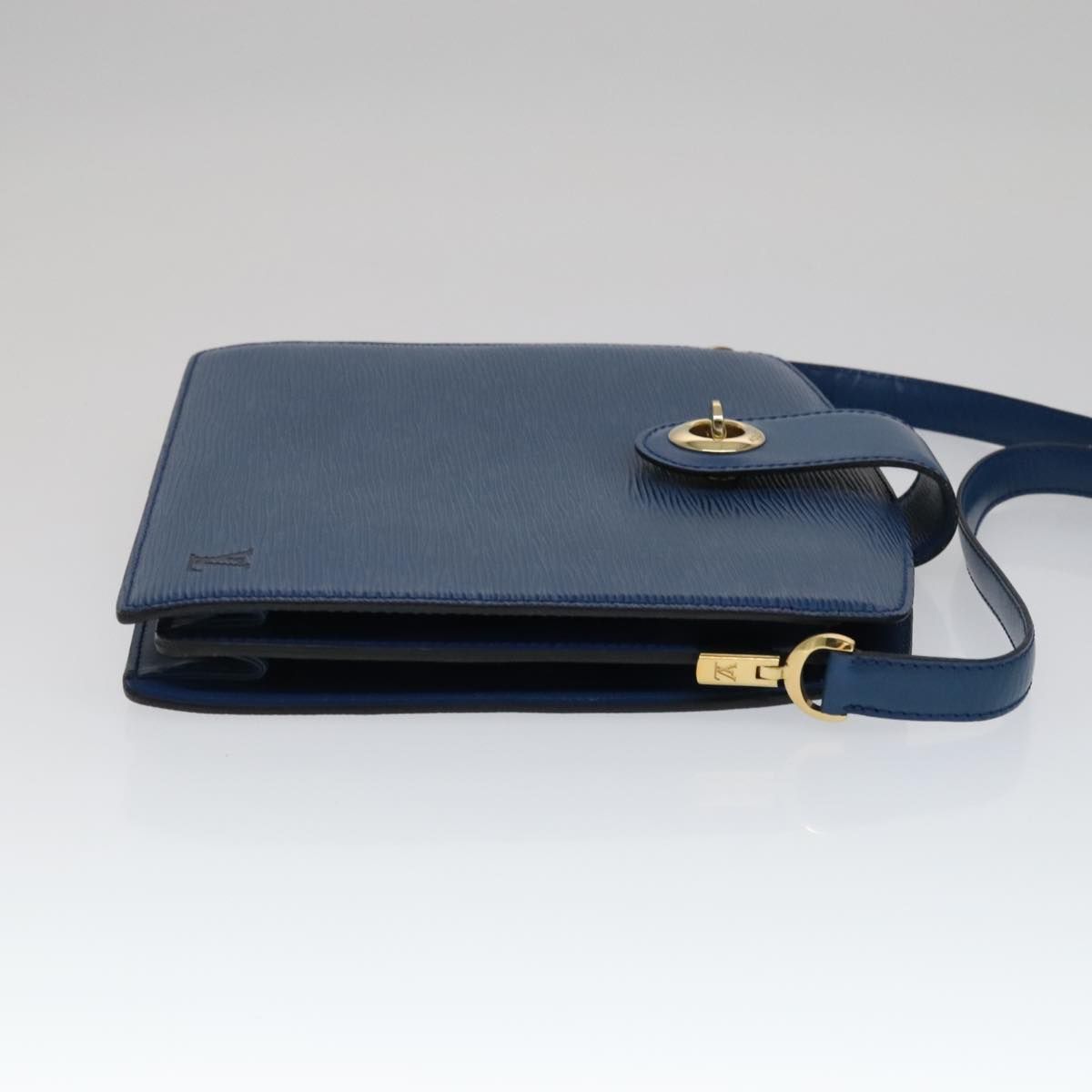 Louis Vuitton Epi Capuchin Shoulder Bag Blue M 52345 Lv Auth