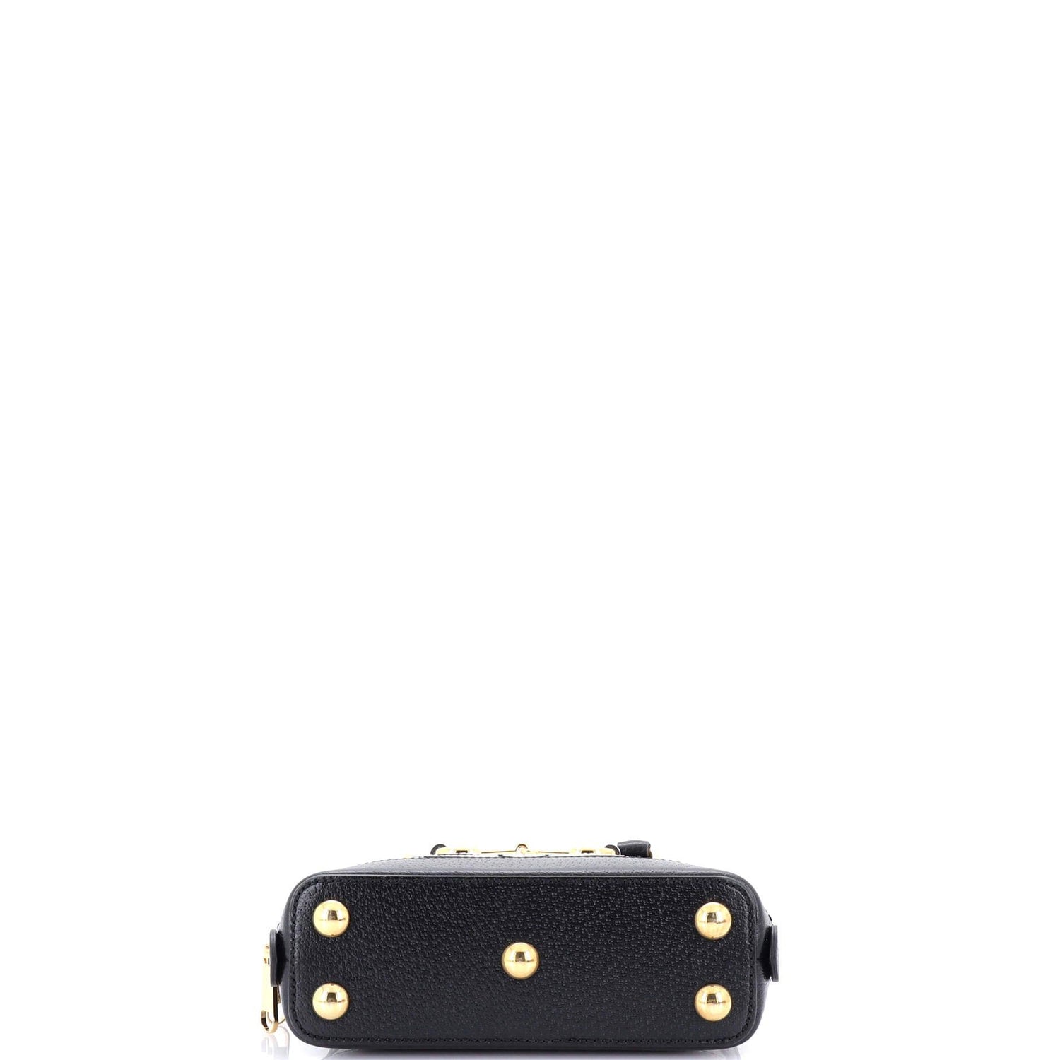 Gucci X Adidas Horsebit 1955 Top Handle Bag Leather With Applique Mini