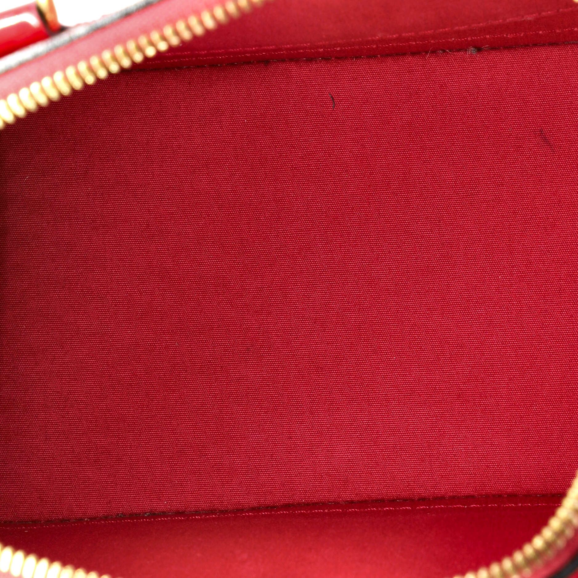 Louis Vuitton Alma Handbag Monogram Vernis Bb