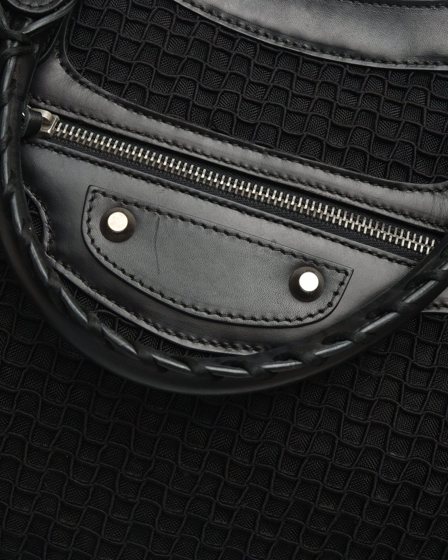 Balenciaga Mesh Classic City Motocross Bag