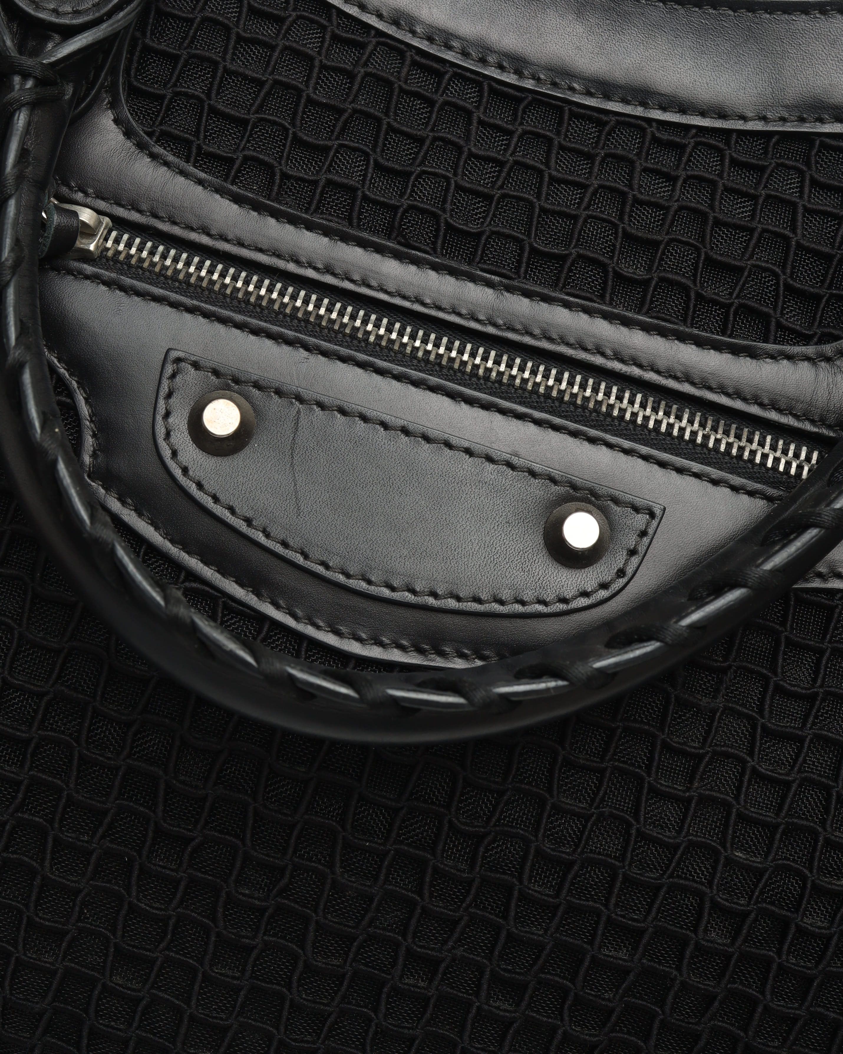 Balenciaga Mesh Classic City Motocross Bag