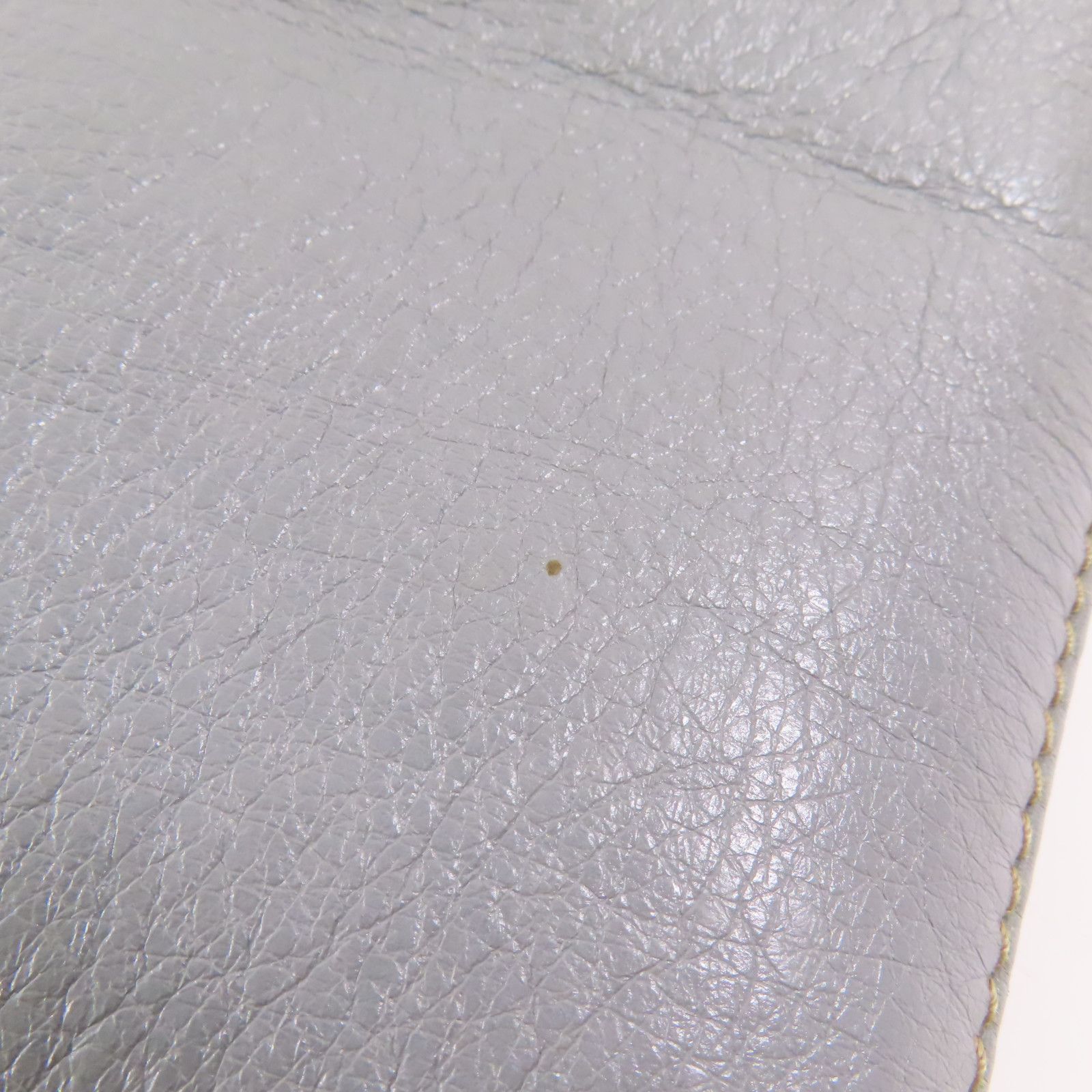 Gucci Cowhide Leather Tote Bag Gray Calfskin (cowhide) 201482