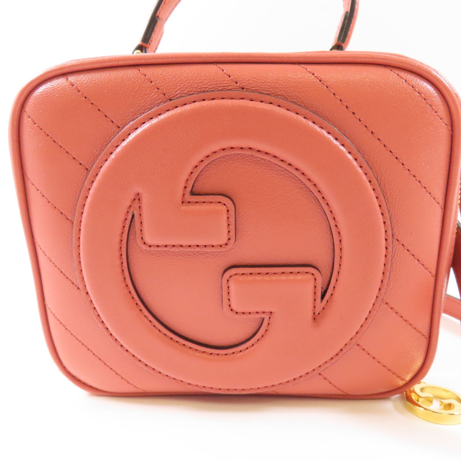 Gucci Cowhide Leather Blondie Bag Hand-handed Shoulder And Back Bag 2way Shoulder Bag Pink Calfskin (cowhide) 74
