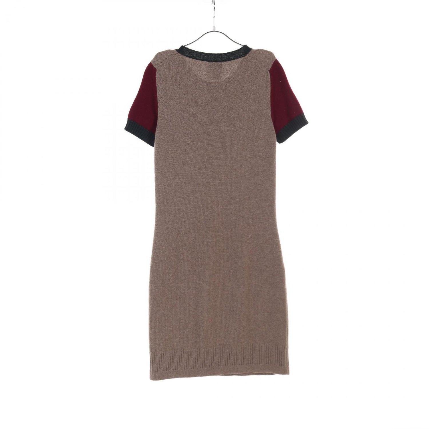Chanel Coco Mark Turn Lock Dress P 42136k 03185 Cashmere Brown