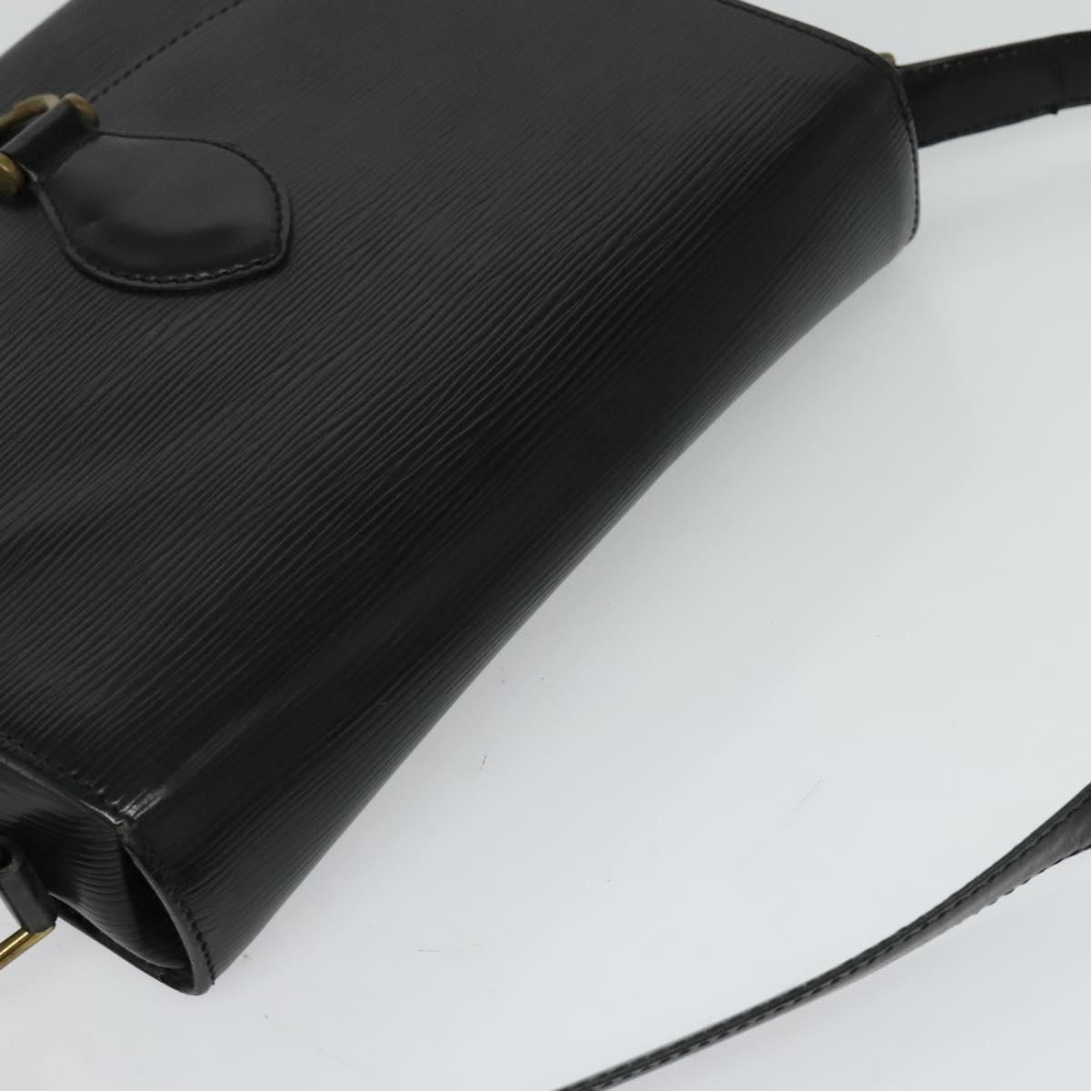 Louis Vuitton Epi Saint Cloud Gm Shoulder Bag Black Noir M 52192 Lv Auth
