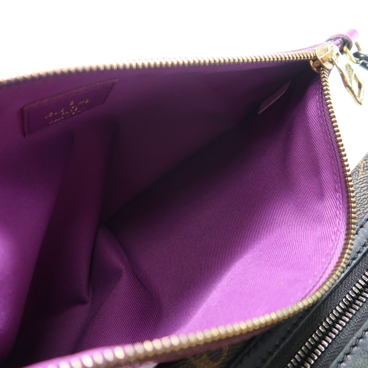 Louis Vuitton Monogram D.flat Shoulder Gold/purple Brown Purple Brown/purple Shoulder Bag M 446